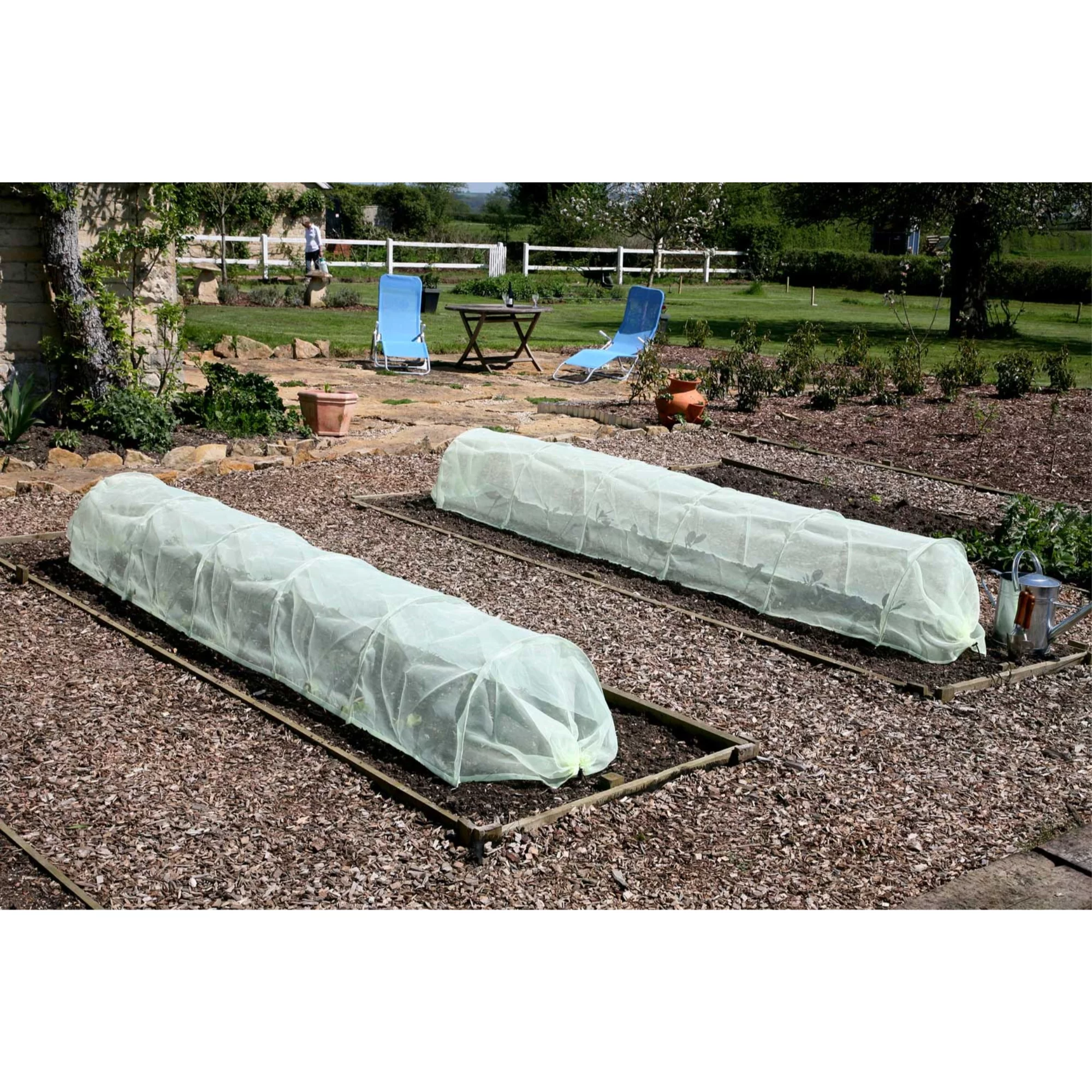 Tierra Garden (#50-5030) Haxnicks Easy Micromesh Tunnel Garden Cloche, Standard