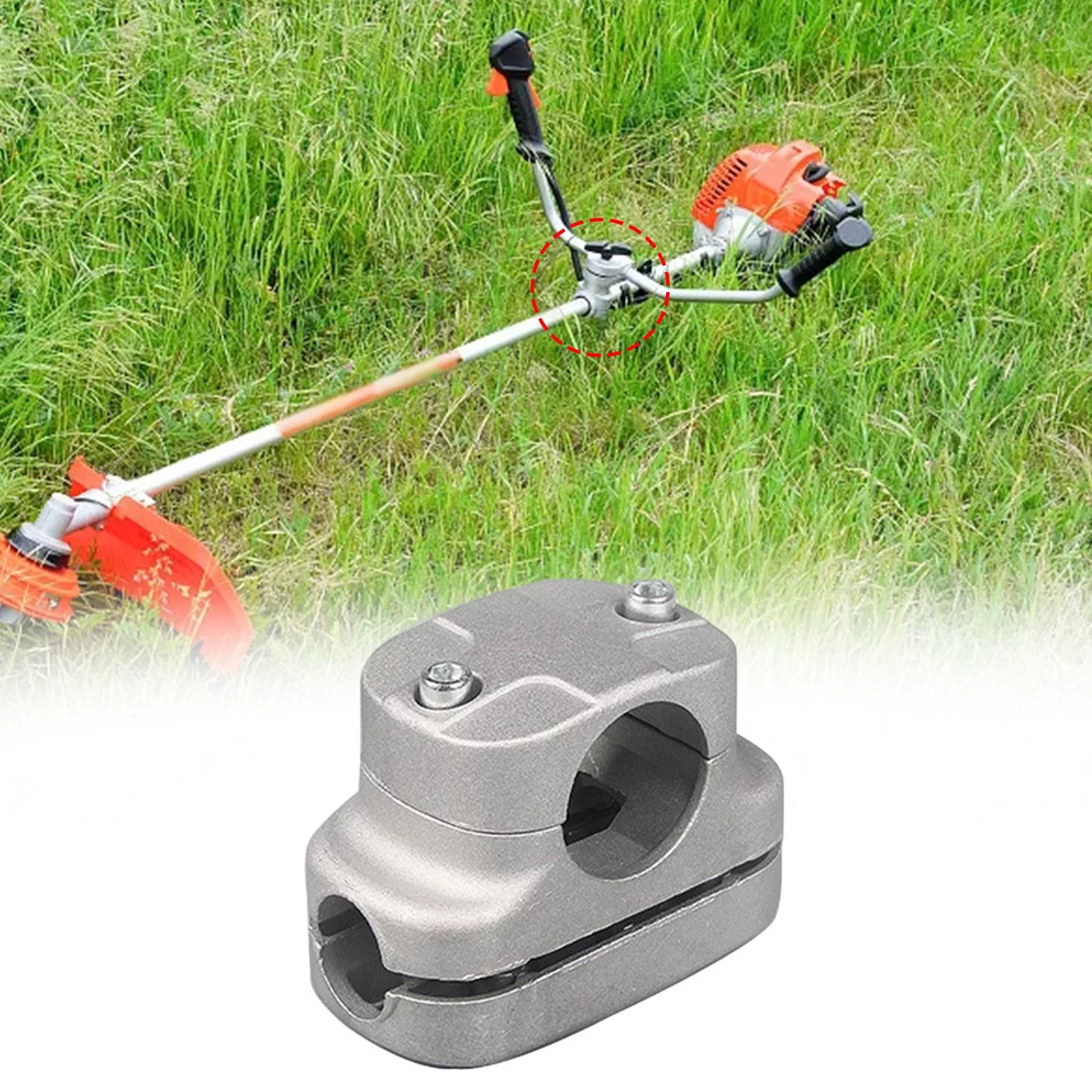 String Trimmer Fixed Seat Connecting Adapter for Petrol Electric Strimmer 28mm