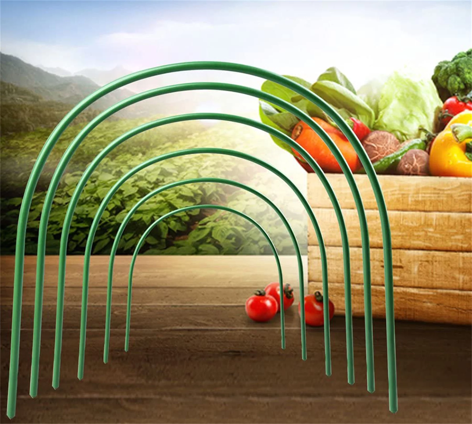 6 Pcs Greenhouse Hoops