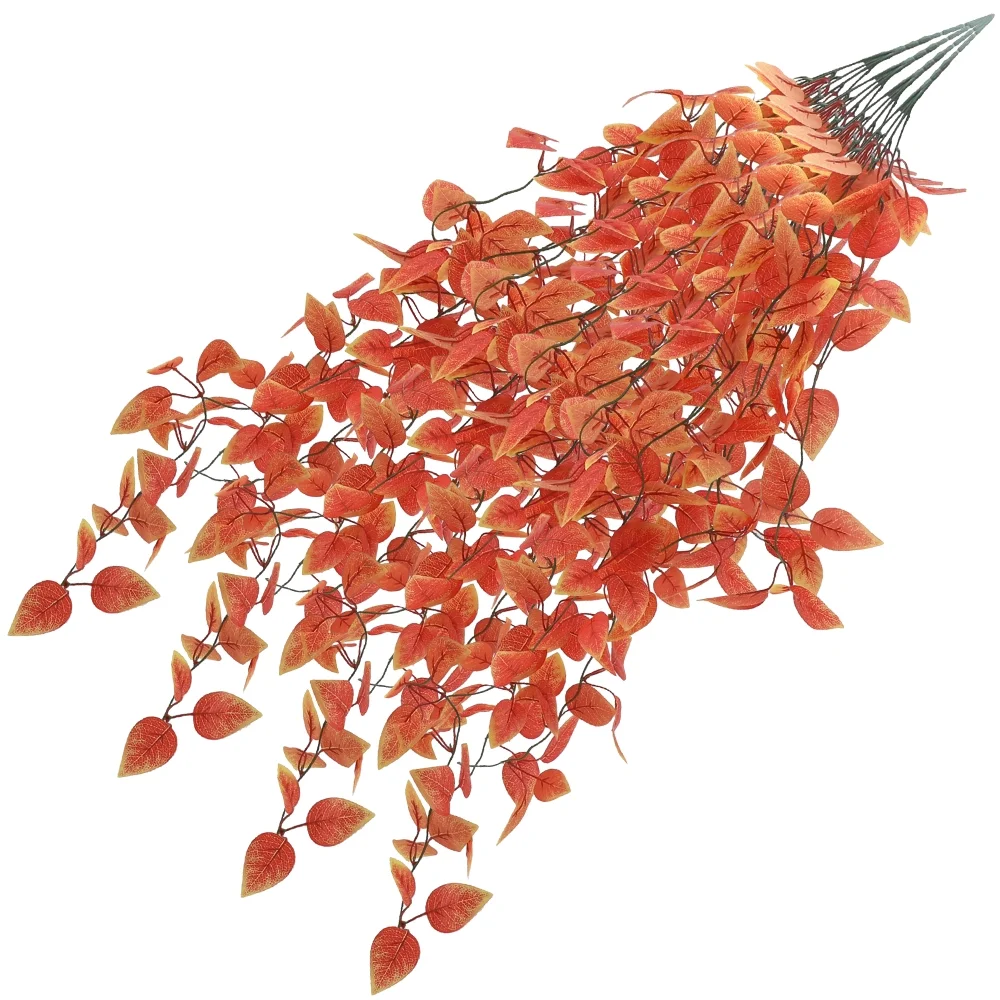 Arealer Indoor Home Shelf Office Decor - 4pcs Artificial Hanging Plants with No Baskets