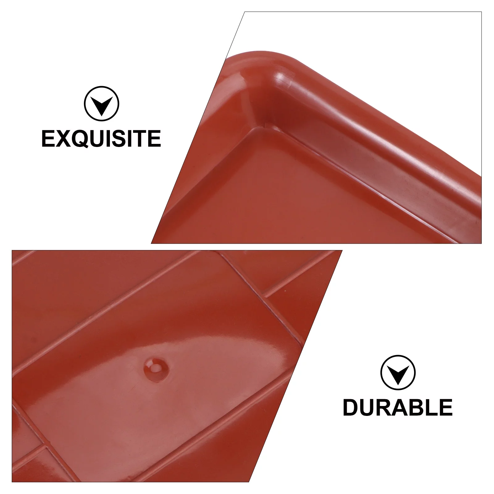 NUOLUX  Tray Flowerpots Pot Flowerpot Saucer Water Rectangular Plants Plate PlantsTrays Pan Saucers Saucers