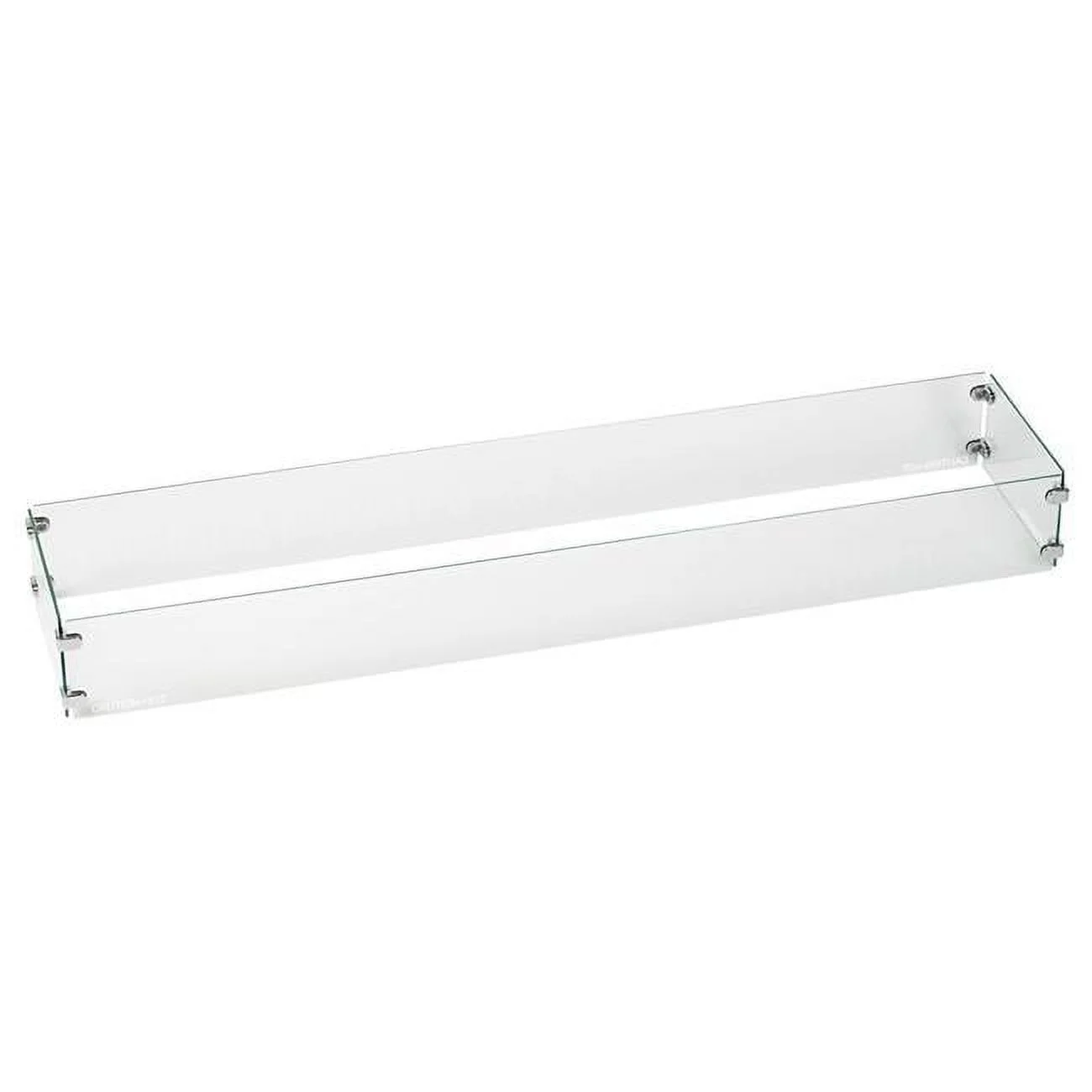 36 x 6 in. Tempered Glass Flame Guard for Linear Drop-In Fire Pit Pan
