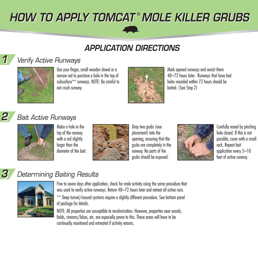 Tomcat Mole Killer Grubs