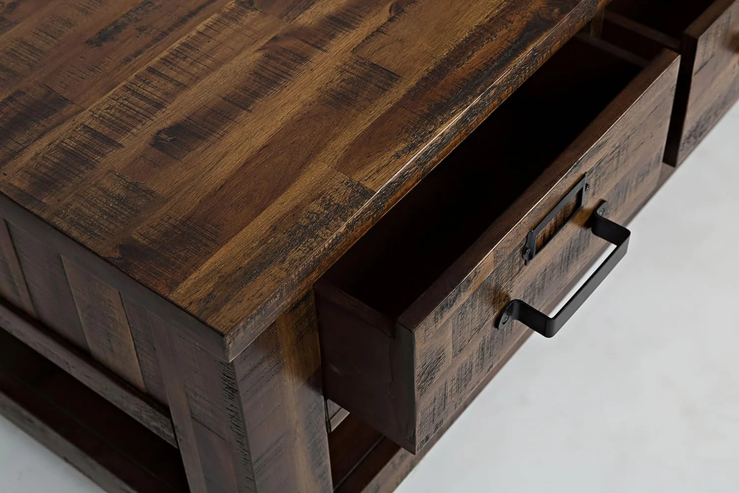 Cannon Valley Three Drawer Acacia Coffee Table