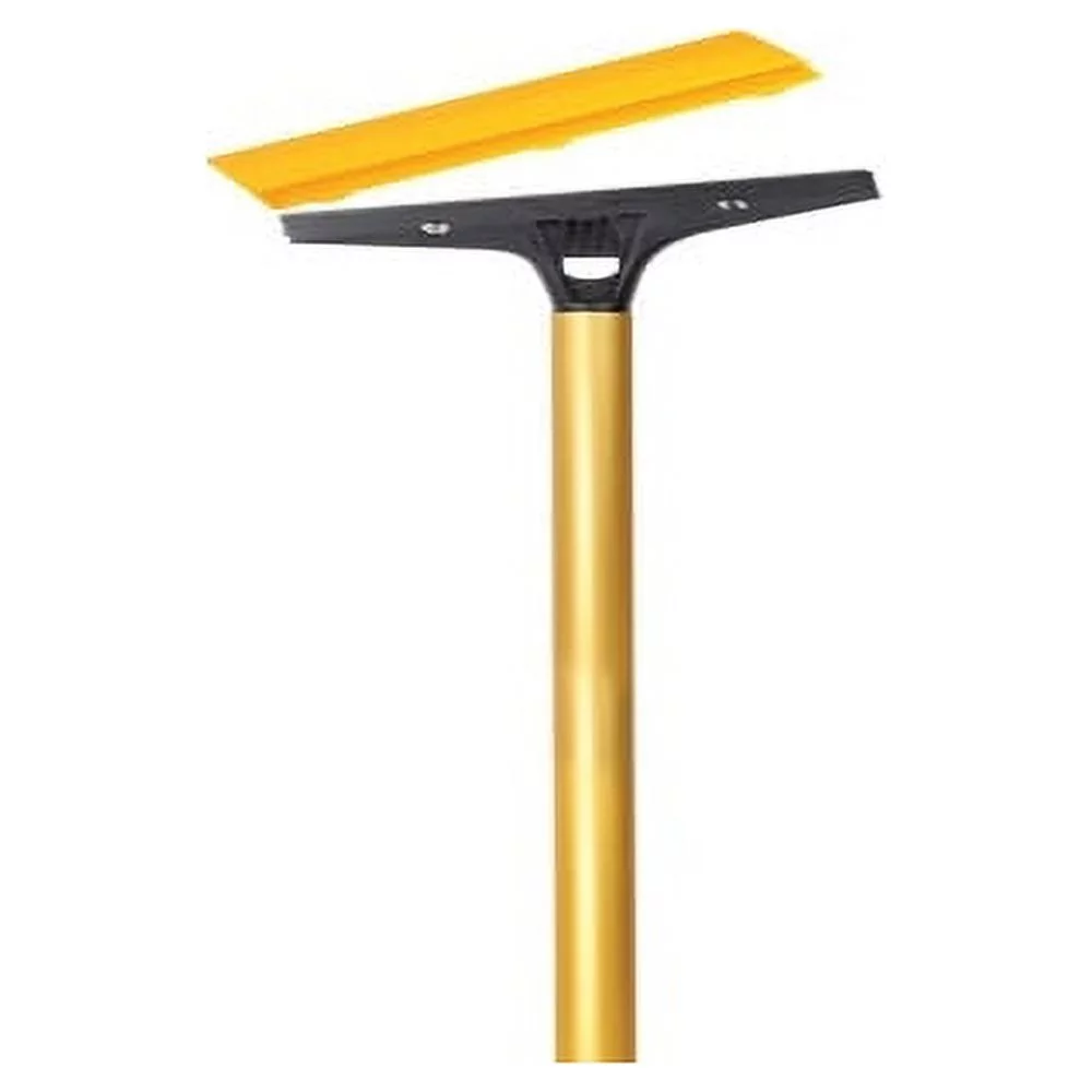 Ettore  4 x 48 in. Floor Scraper with Handle, Gold
