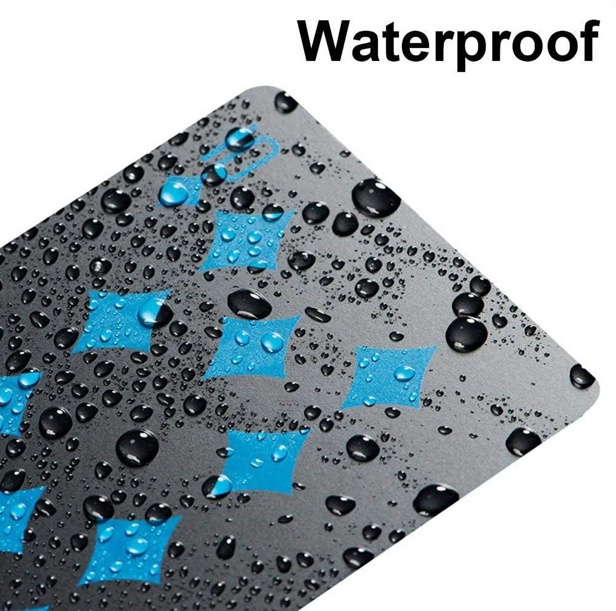 Anself 54Pcs Fine-quality Plastic PVC Poker Waterproof Black Playing Cards Creative Gift Practical Magic Poker Gaming Cards