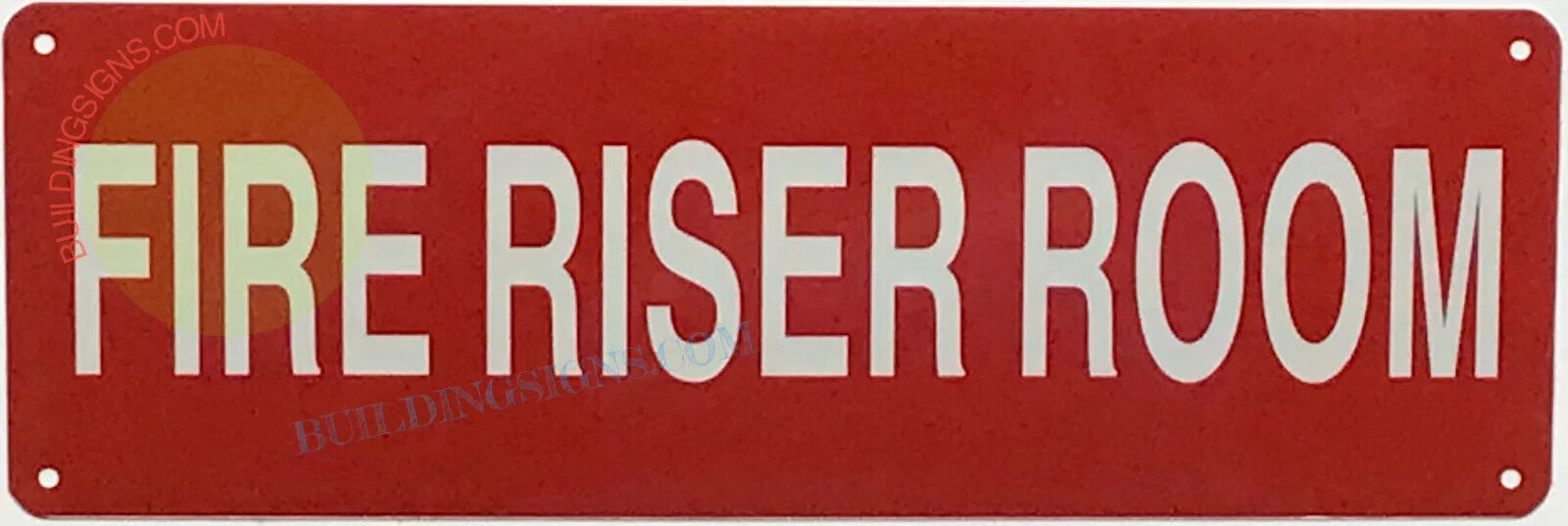 FIRE PUMP ROOM SIGN(4x12,RED,ALUMINUM) -ref19722