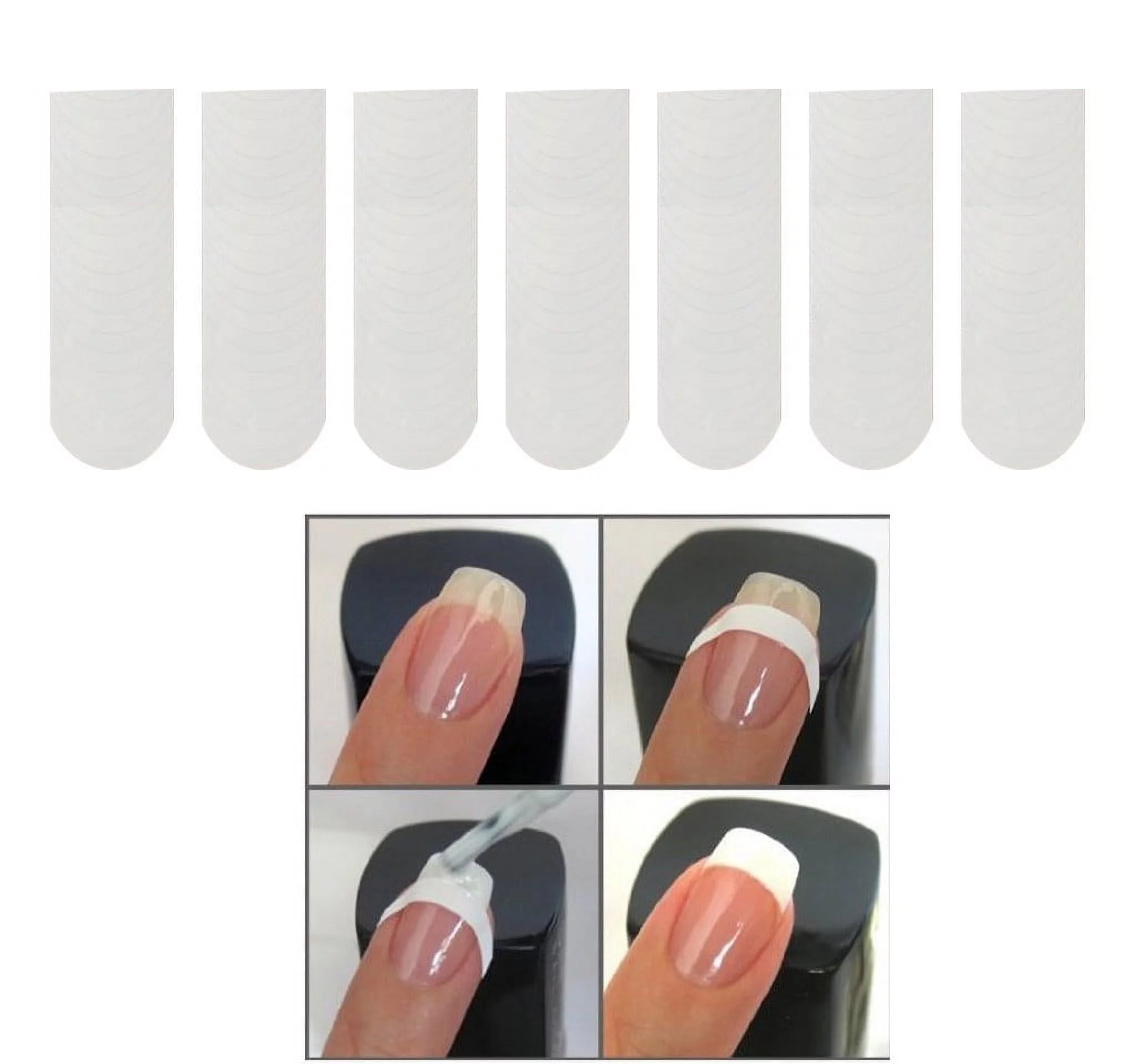Acrylic Nail Kit for Beginners with Everything Nail Art Tip French Guide Moon Striping Tape Decoration 10 Pack Sandpaper EVA