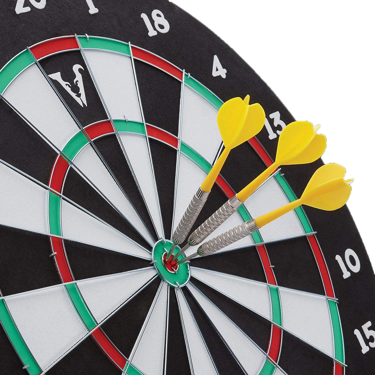 Viper Double Play Traditional & Baseball Coiled Paper Fiber Dartboard with Darts