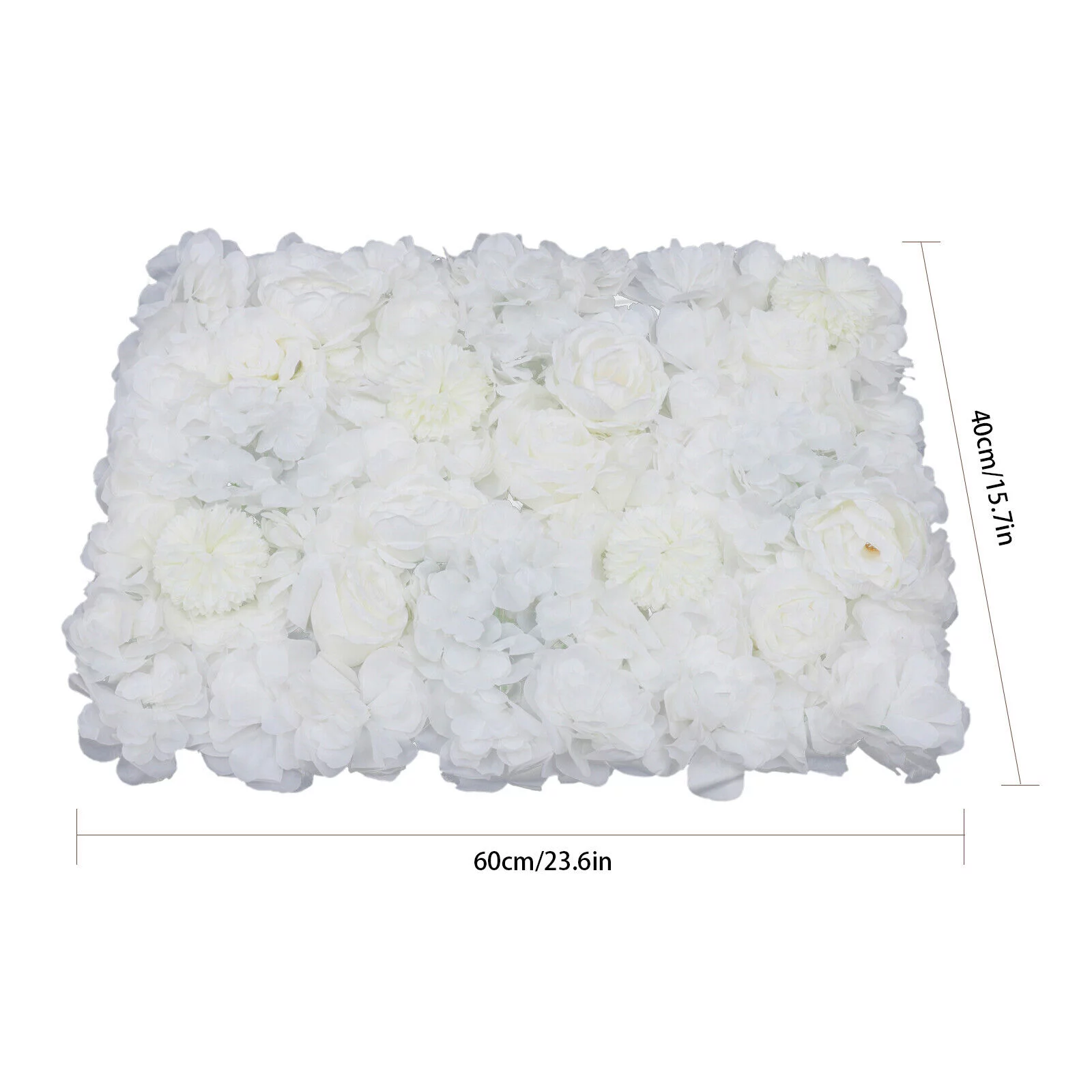 6Pcs Silk Artificial Flower Wall Panel Wedding Flower Pillar Stage Floral Decor