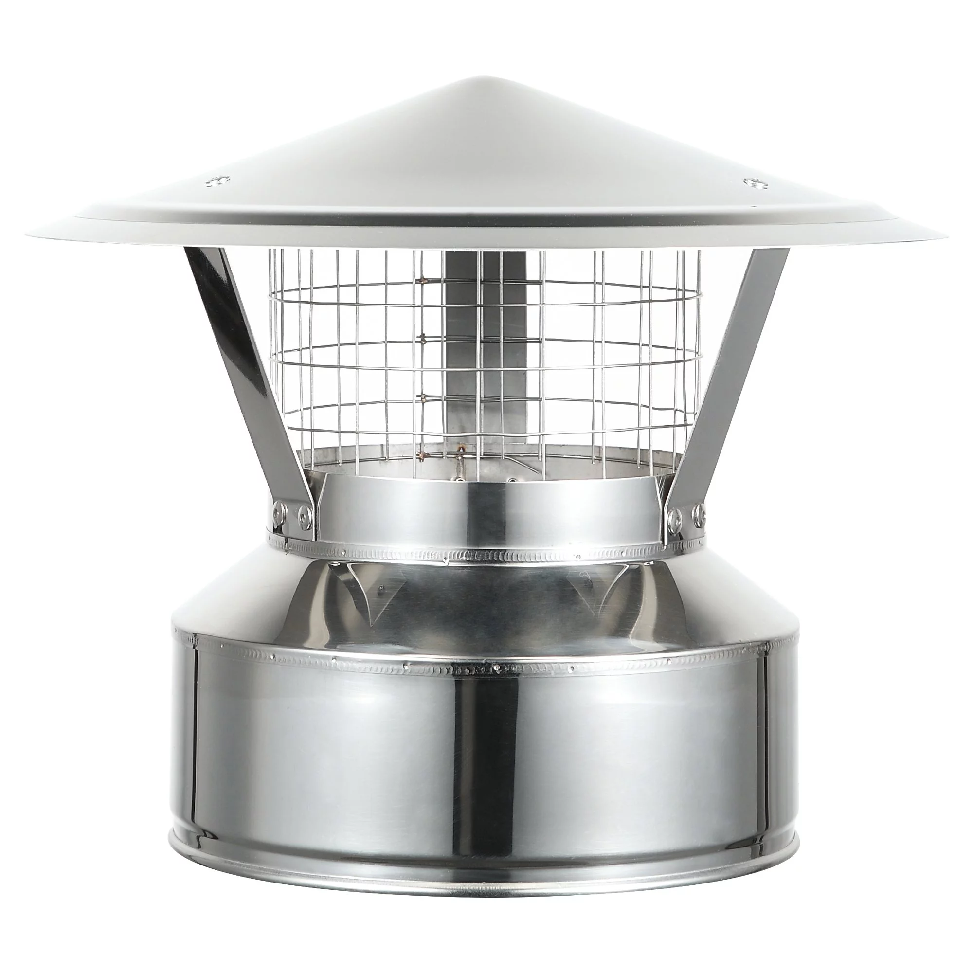 Chimney Cap with Spark Screen for 8 Inner Diameter Chimney Pipe