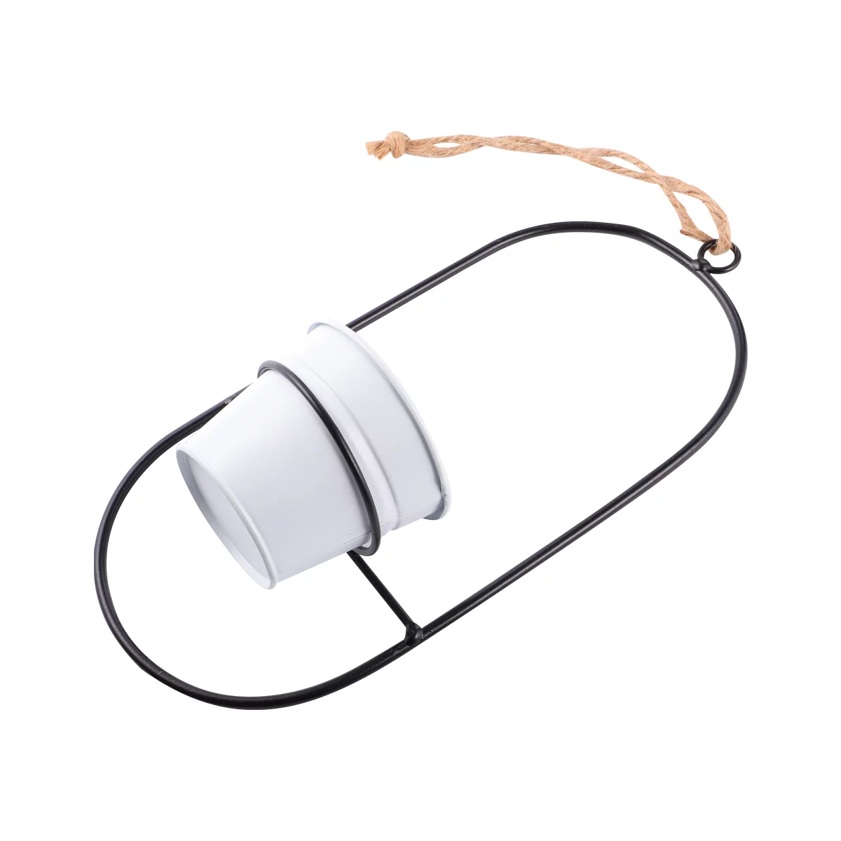 Gongxipen Metal Hanging Planter Basket Iron Plant Holder Flower Pots Hanger Garden Decor