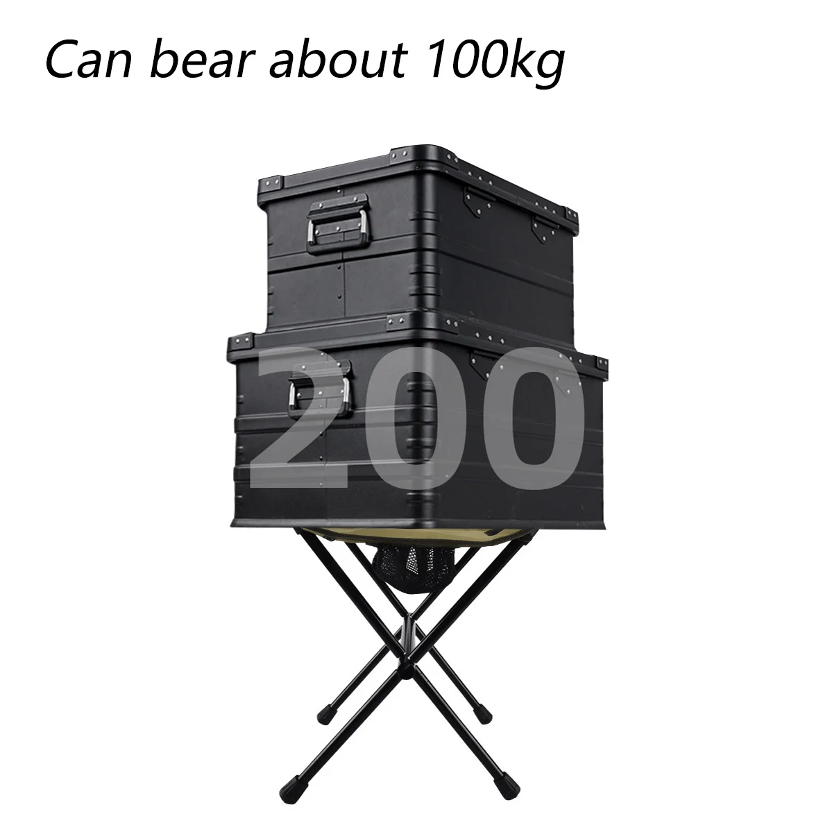 Portable Folding Camping Stools Aluminium Alloy Outdoor Foldable Campstool Beach Picnic Fishing Chair Lighweight