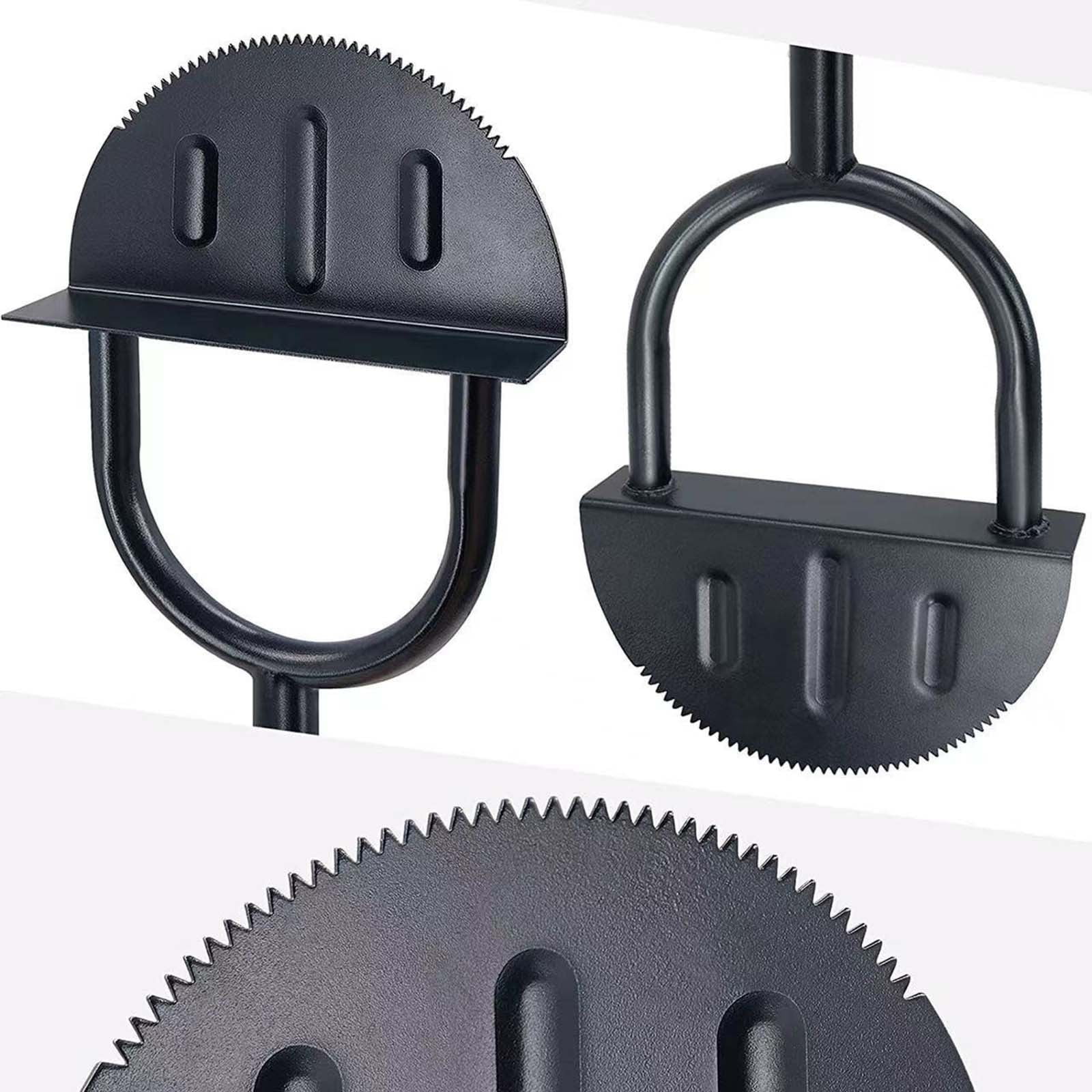 Half Moon Edging Machine With Handle Sawtooth Hand Edging Tool Step Edging Manual Cutting Edge Shovel