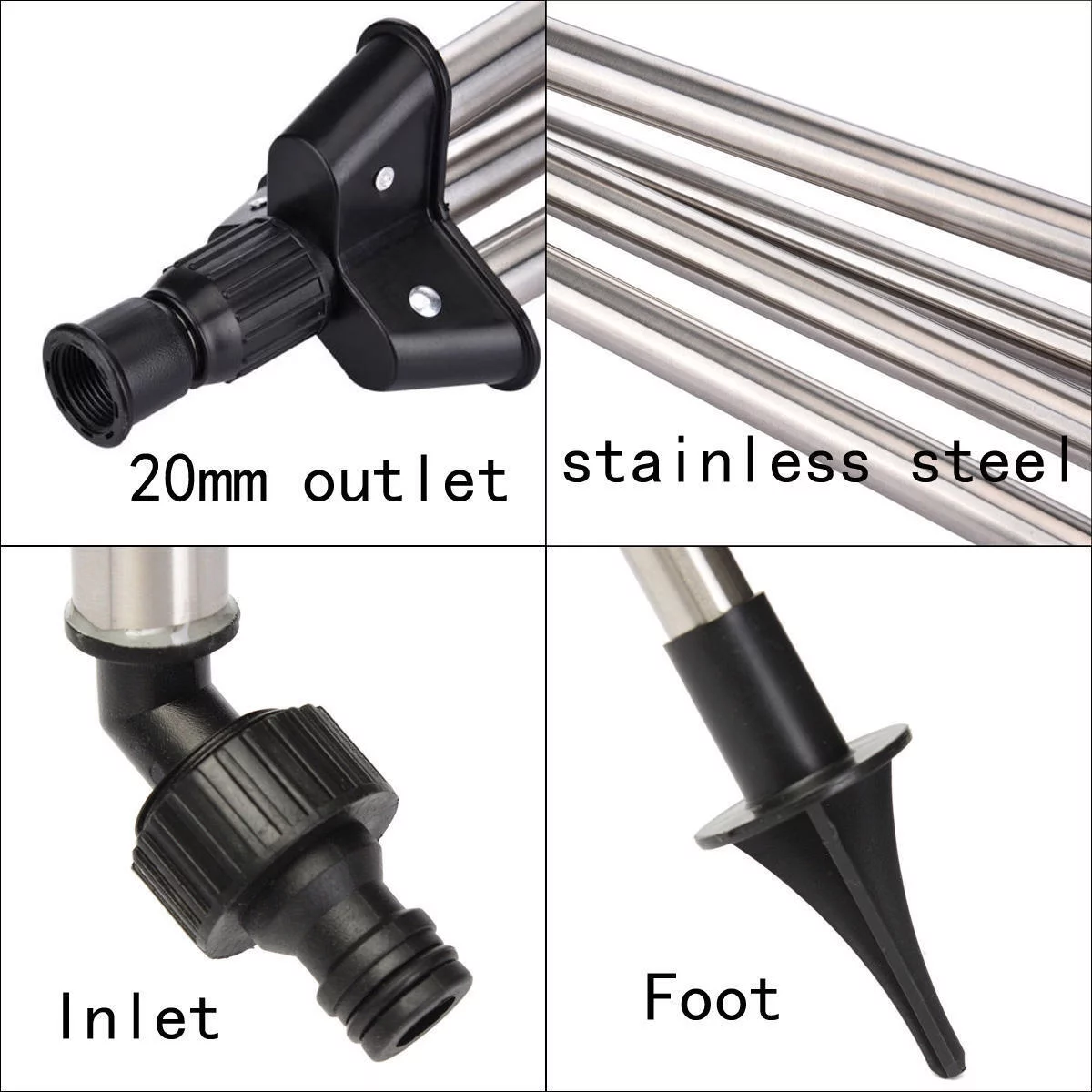 New Lawn Tripod Sprinkler Agriculture Irrigation Equipment 360° Spray Watering