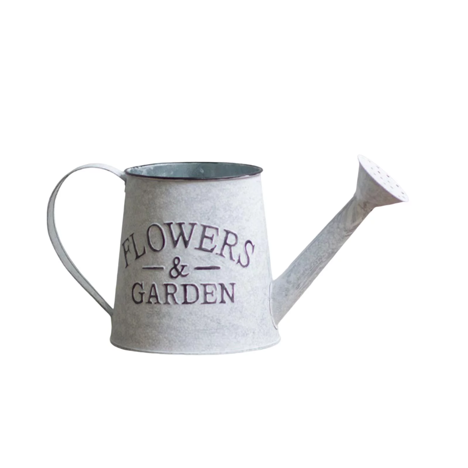 Rustic Flower Pots Bonsai Planters Metal Bucket Flower Containers for Patio Balcony , Kettle