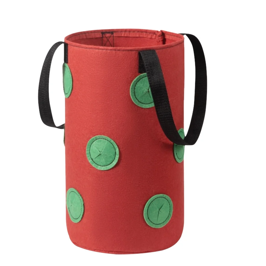 ZiSUGP Hanging Strawberry Planting FeltCloth Planting Container Bag Thicken Garden Pot Air Garden Pods