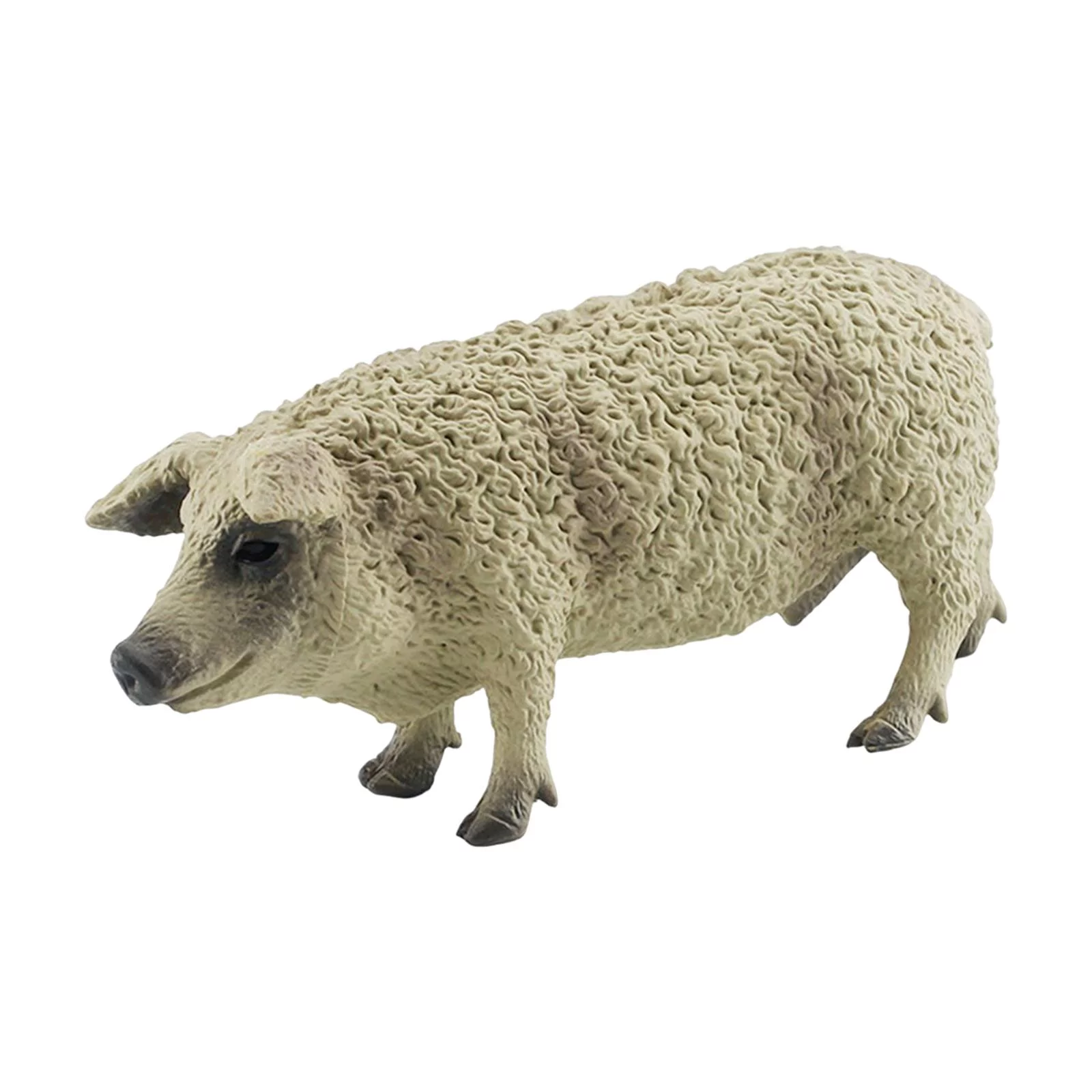 deevoka 3xpig Figurine Playset Painted Farm Animal Figure Toys Figurines Model