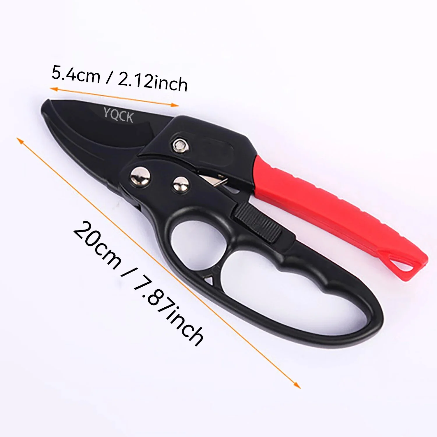 Stainless Steel Pruning Scissors Labor-saving Garden Pruners Fruit Tree Fruit Branch Pruners Orchard Scissors Tools black