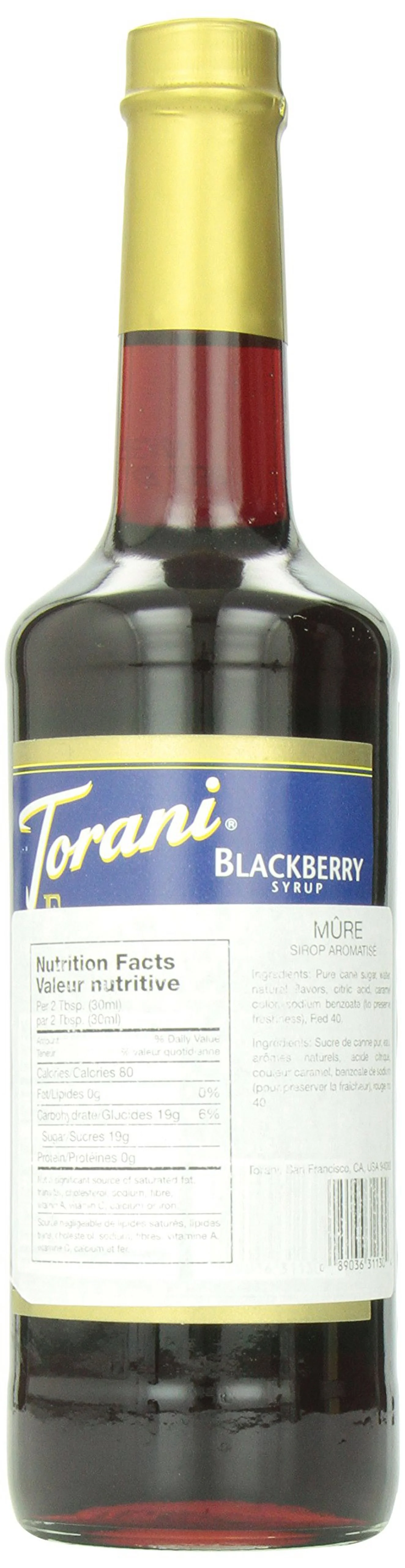 Torani Blackberry Syrup, 25.4 Fl Oz