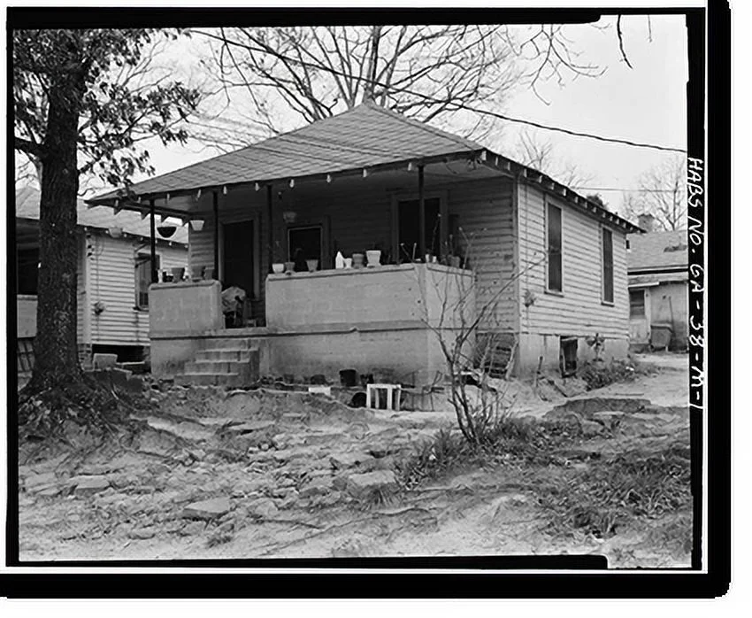 Historic Framed Print, 3335 Oak Valley Road (House), Atlanta, Fulton County, GA, 17-7/8
