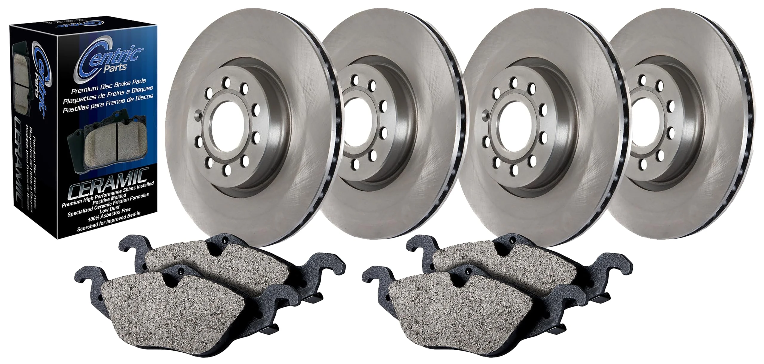 Centric Parts Disc Brake Kit P/N:905.39079 Fits select: 2008 VOLVO S80