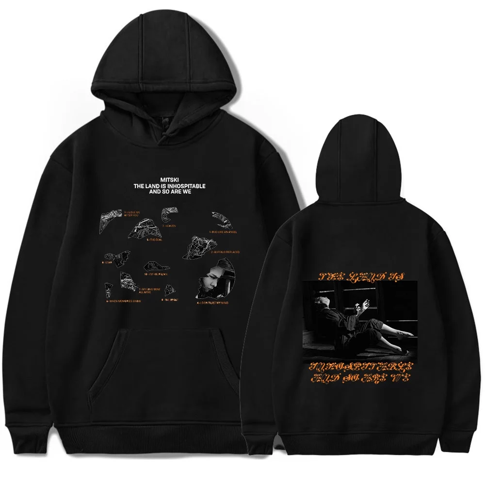Mitski Miyawaki Merch Hoodies Winter Men/Women Sweatshirt The Land Is Inhospitable and So Are We LongSleeve