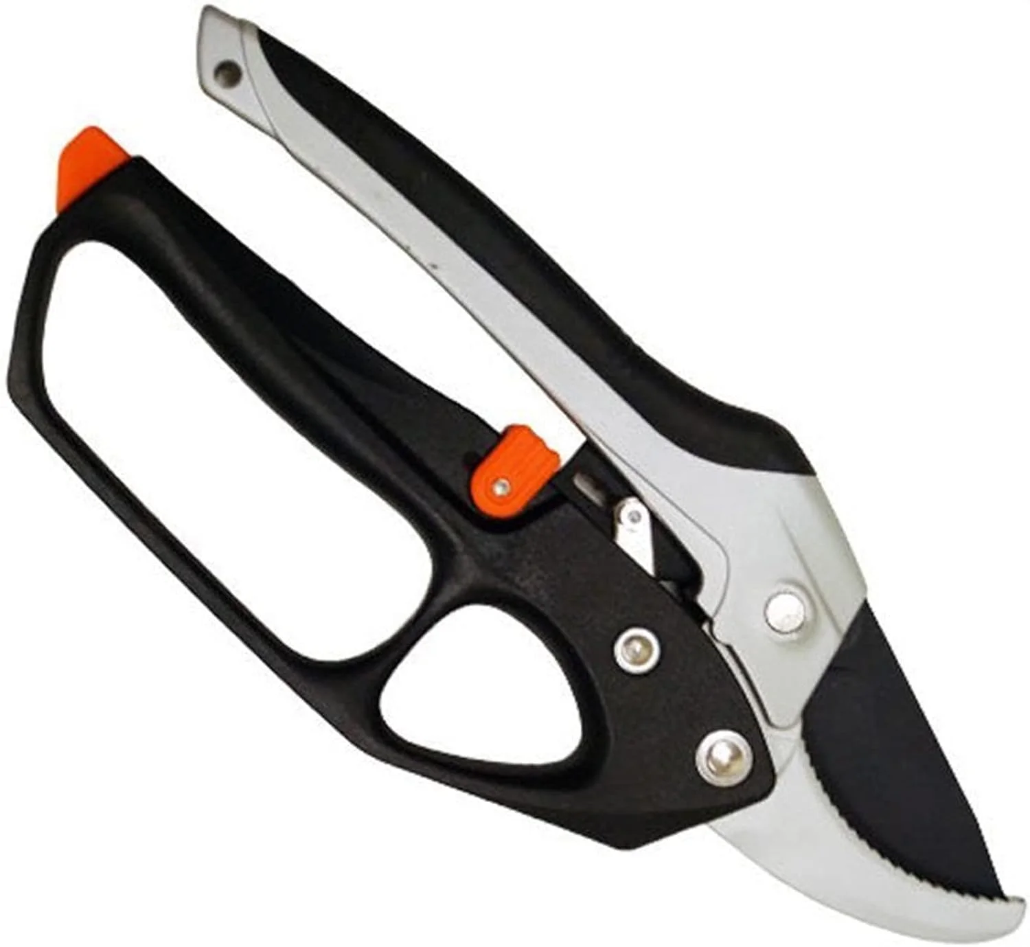Piranha Pruner Trimming Scissors Garden Shears, Plant Trimmers, Gardening Hand Tools, Curved Fluorine Coated Blade