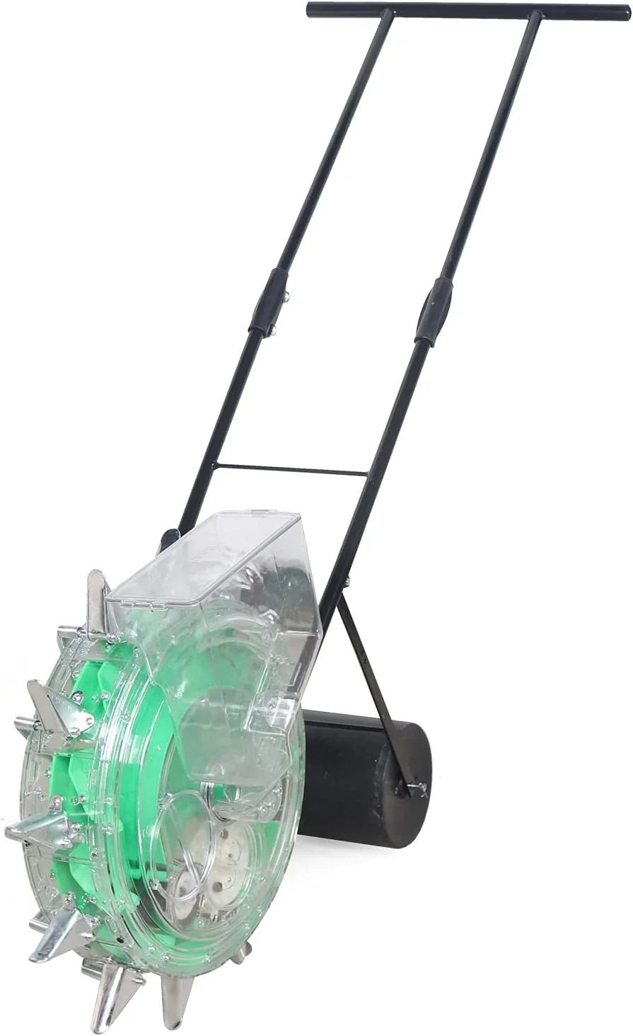 DENEST Hand-Push Roller Seeding Fertilizer Applicator Seeder Corn Cotton Soybean Peanut Planter