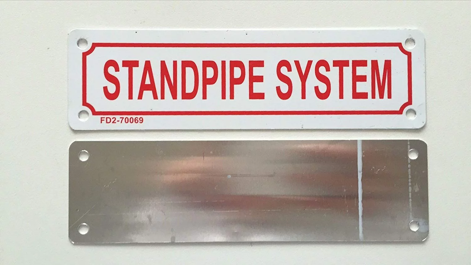 STANDPIPE SYSTEM SIGN ( ALUMINIUM 2X7 )