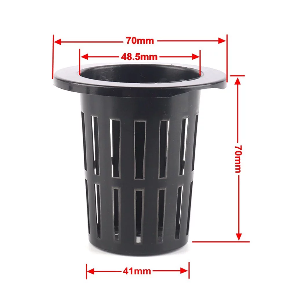 25 Pcs Hydroponic Pot Net Cup Hydroponic Containers Garden Plant Basket