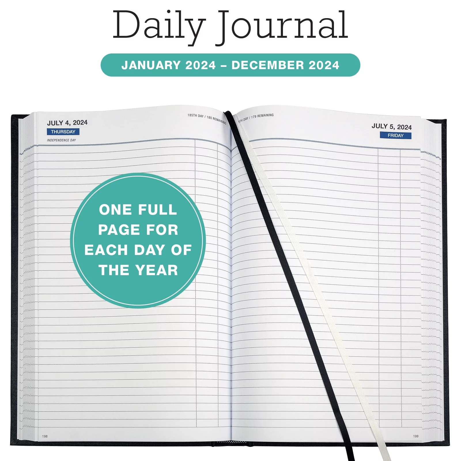 2024 Professional Hardcover Diary Planner 7.75