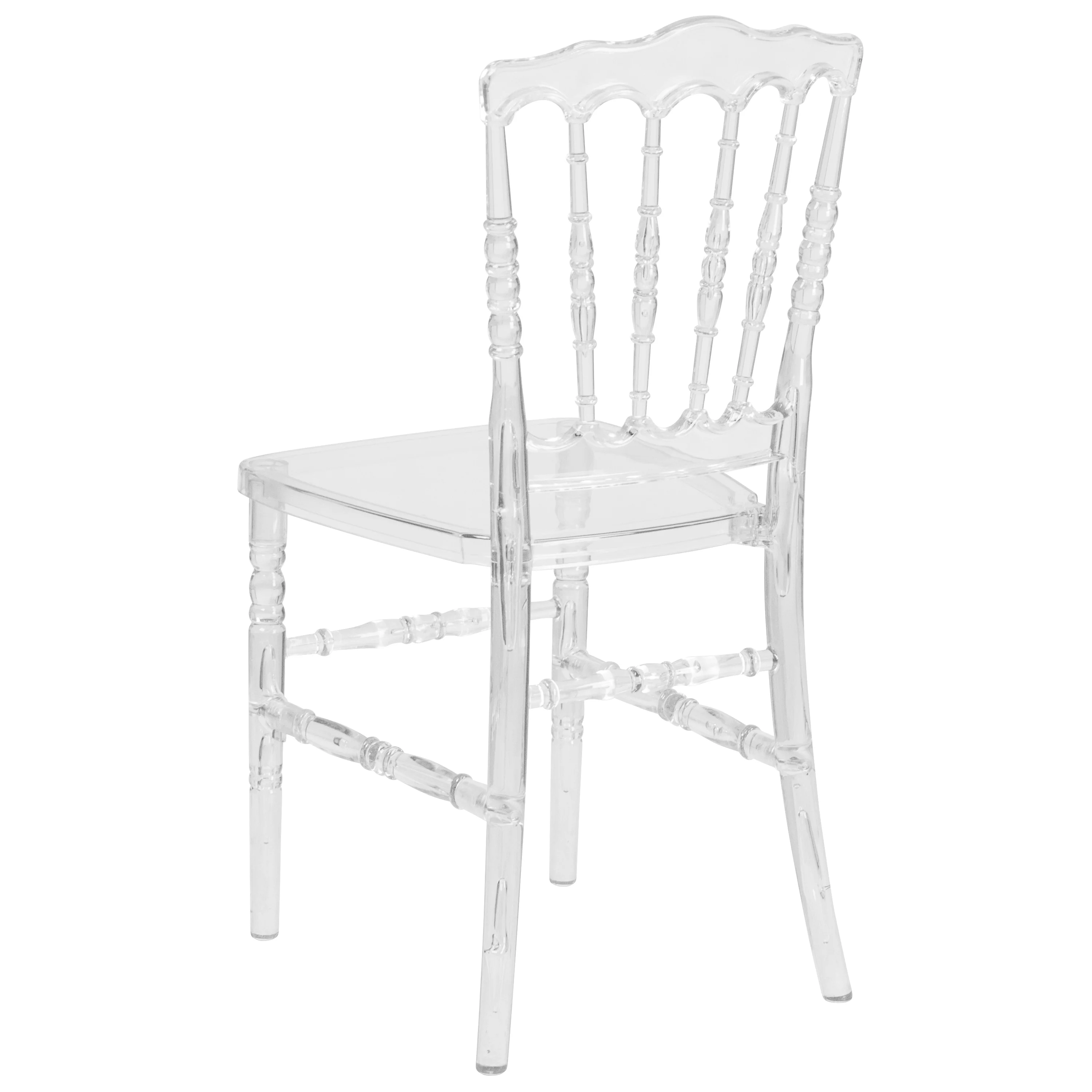 Flash Furniture 2 Pack Crystal Ice Napoleon Stacking Chair - Event Seating - Hospitality Seating