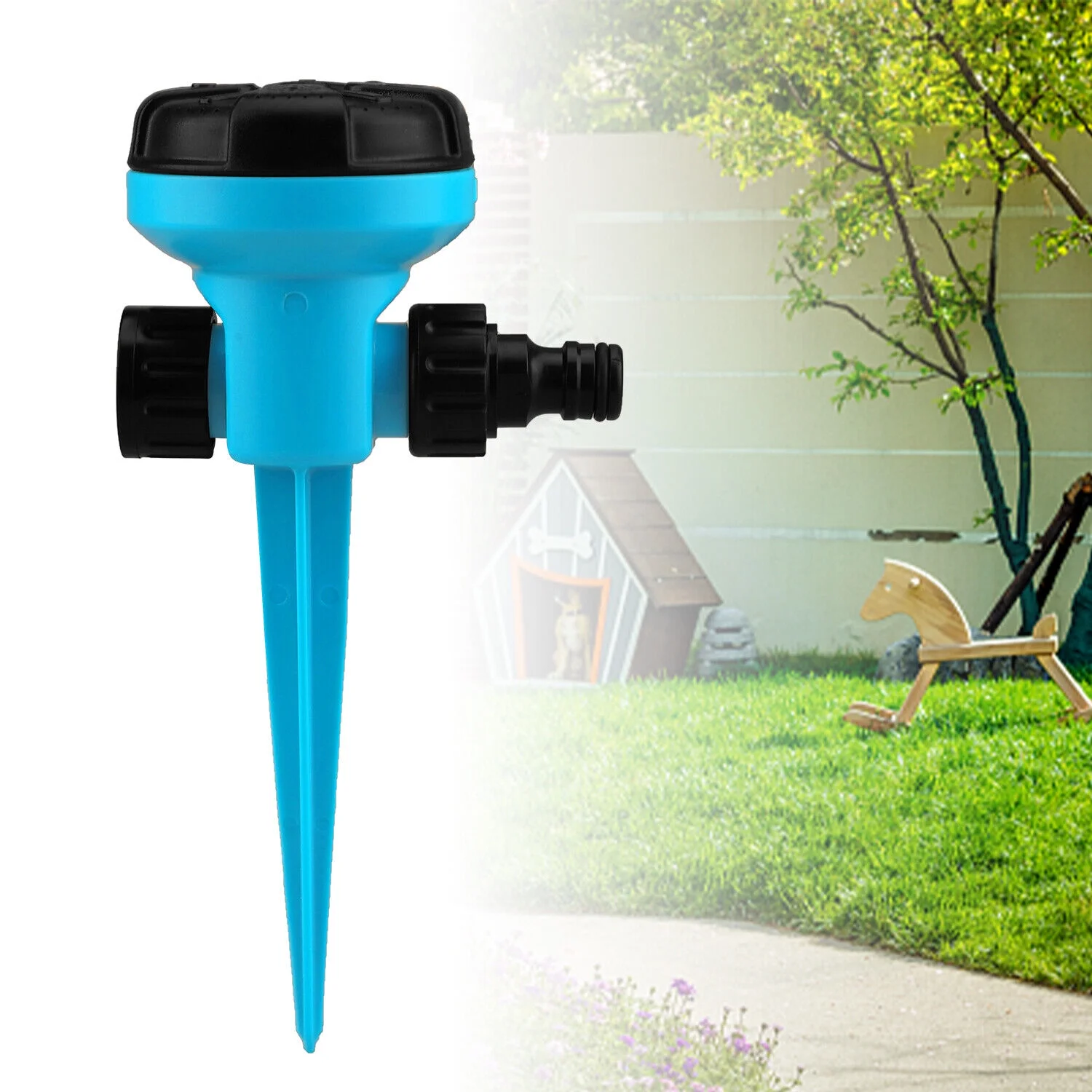 Garden Lawn Sprinkler 3Auto Spray Grass Watering Irrigation System Patio Yard