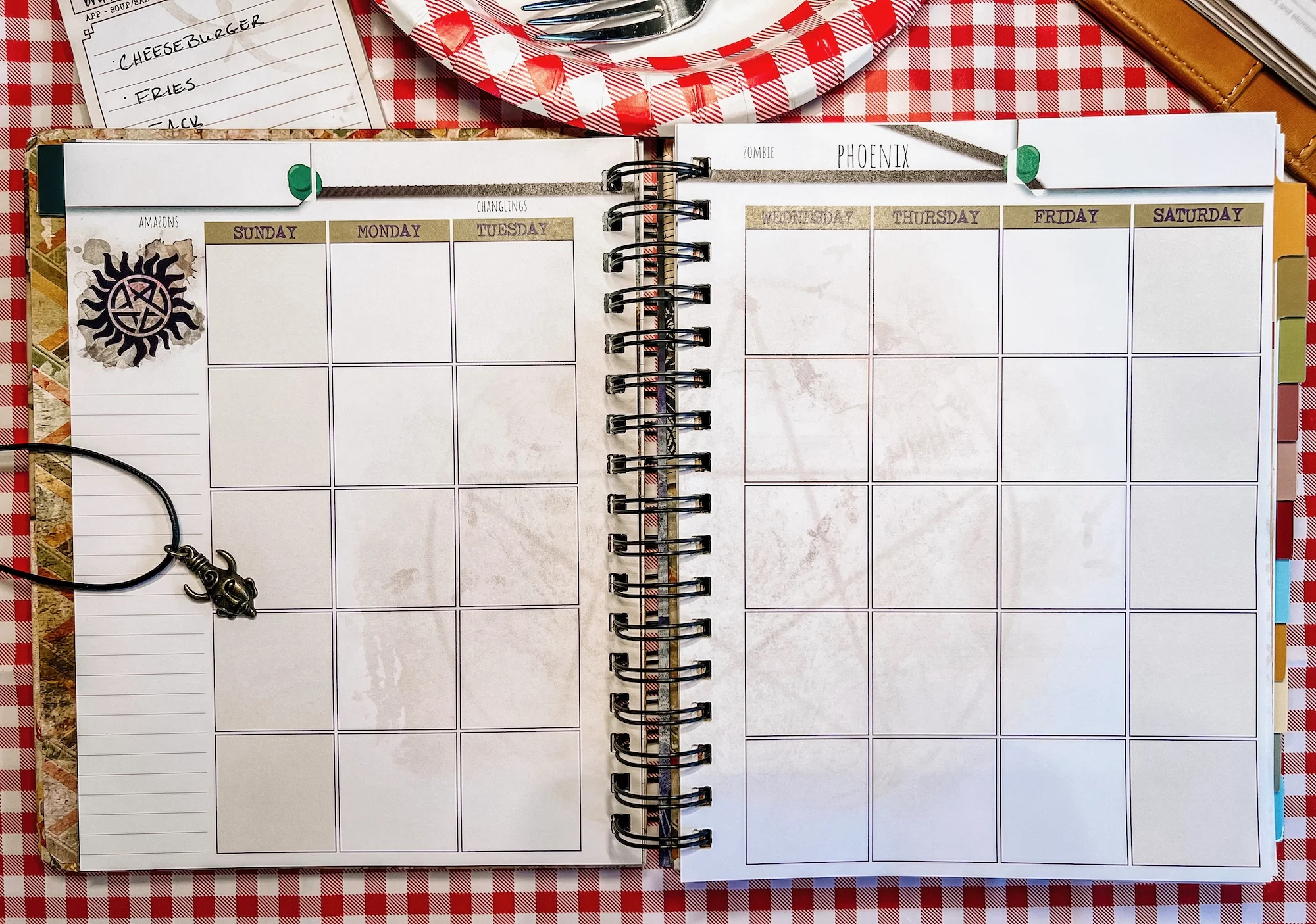 Conquest Journals Supernatural Undated Spiral Planner