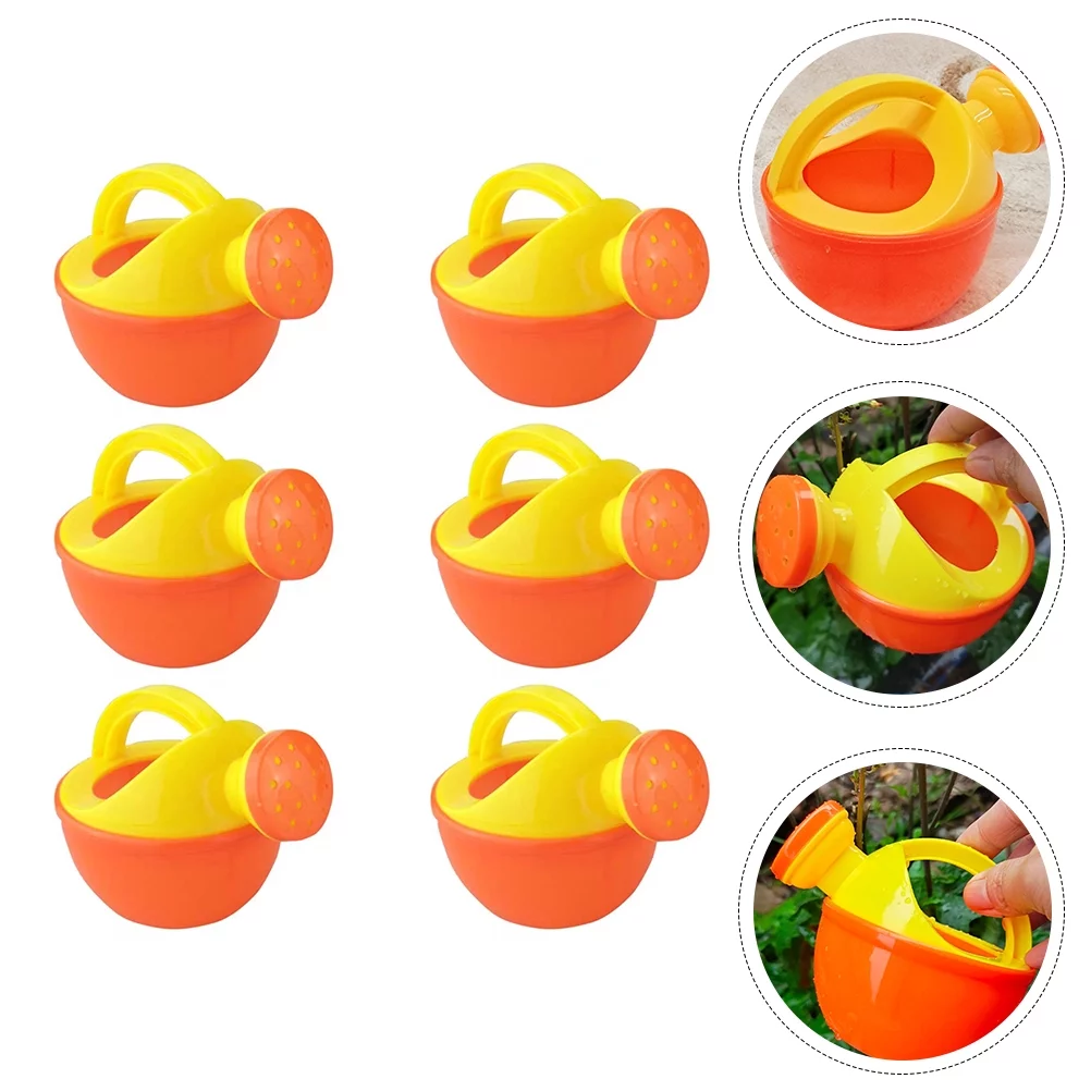Qumonin 6Pcs Kids Watering Can Water Kettle Beach Garden Pots