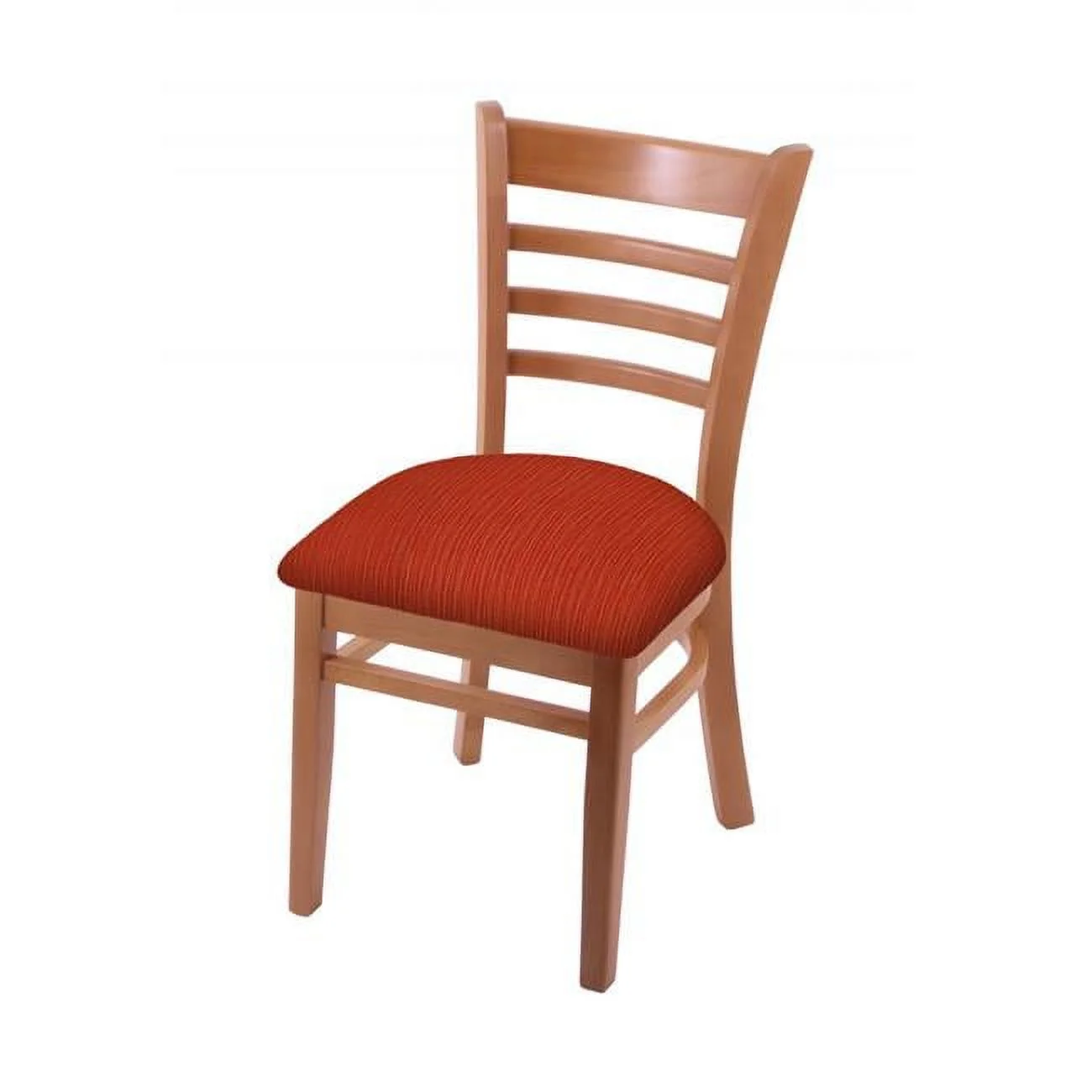 18 in. 3140 Series Chair, Medium Finish with Graph Poppy Seat
