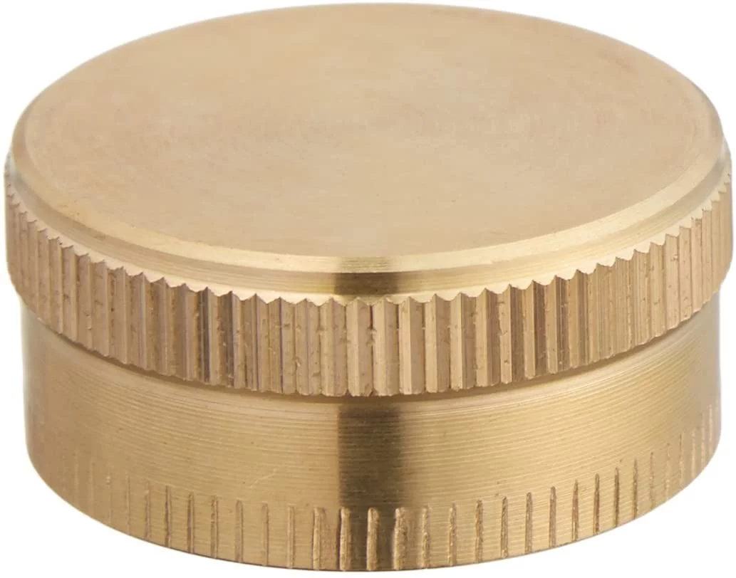 Orbit 3 Pack 3/4 Inch Brass Watering Hose End Cap Fitting