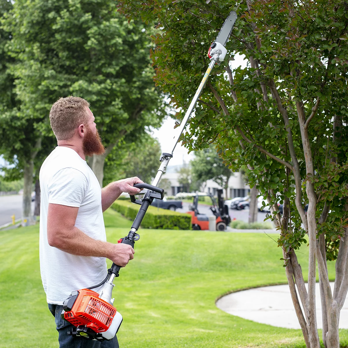 Stark 4 IN 1 Gas Pole Saw Multi Yard Chainsaw Hedge Trimmer Line Trimmer Brush Cutter Set