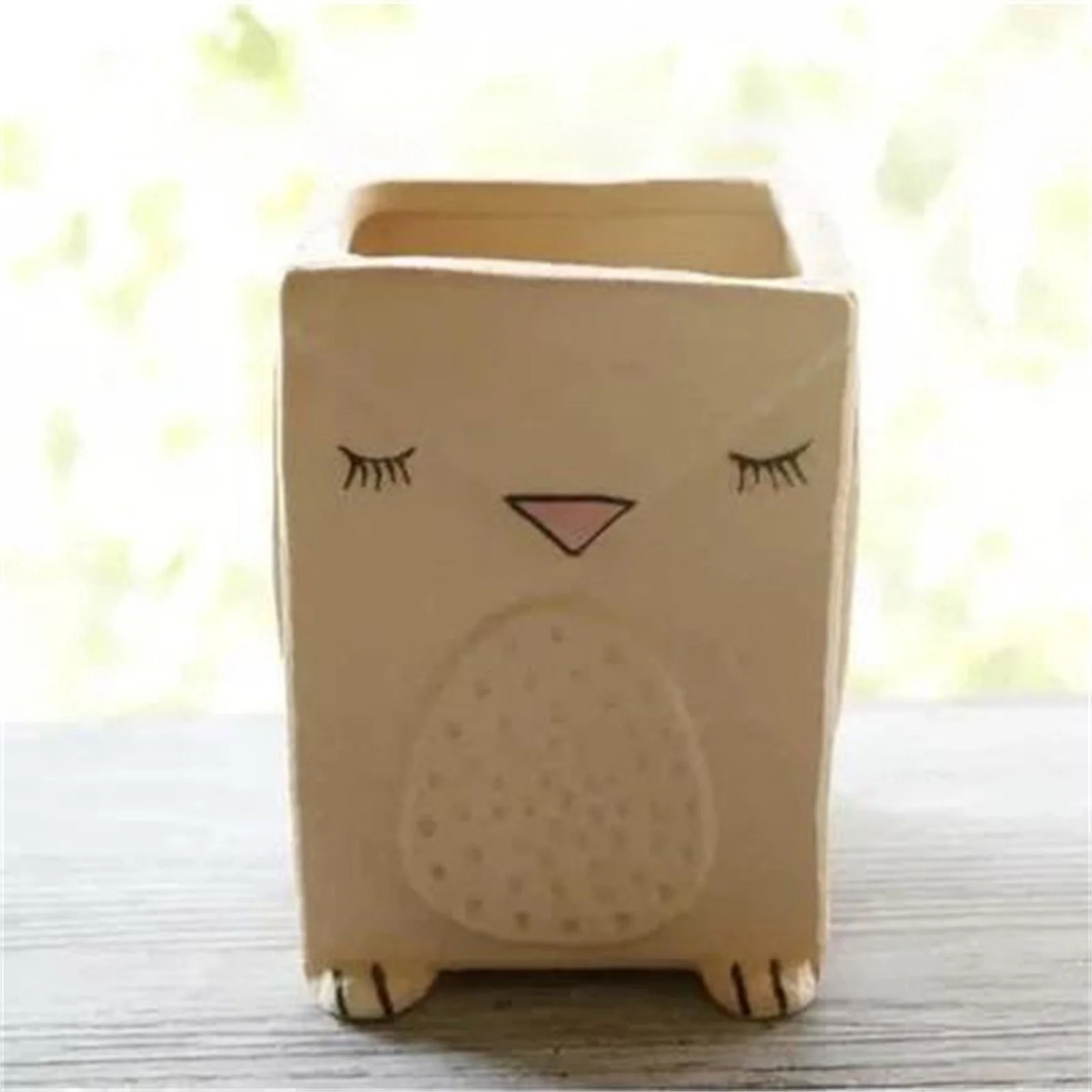 NLLSHGJ Cute Farm Ceramic Cartoon Flowerpot 1PC Simple and Cartoon Fleshy Flowerpot Gardening Potted Fleshy Flowerpot Animal Flowerpot