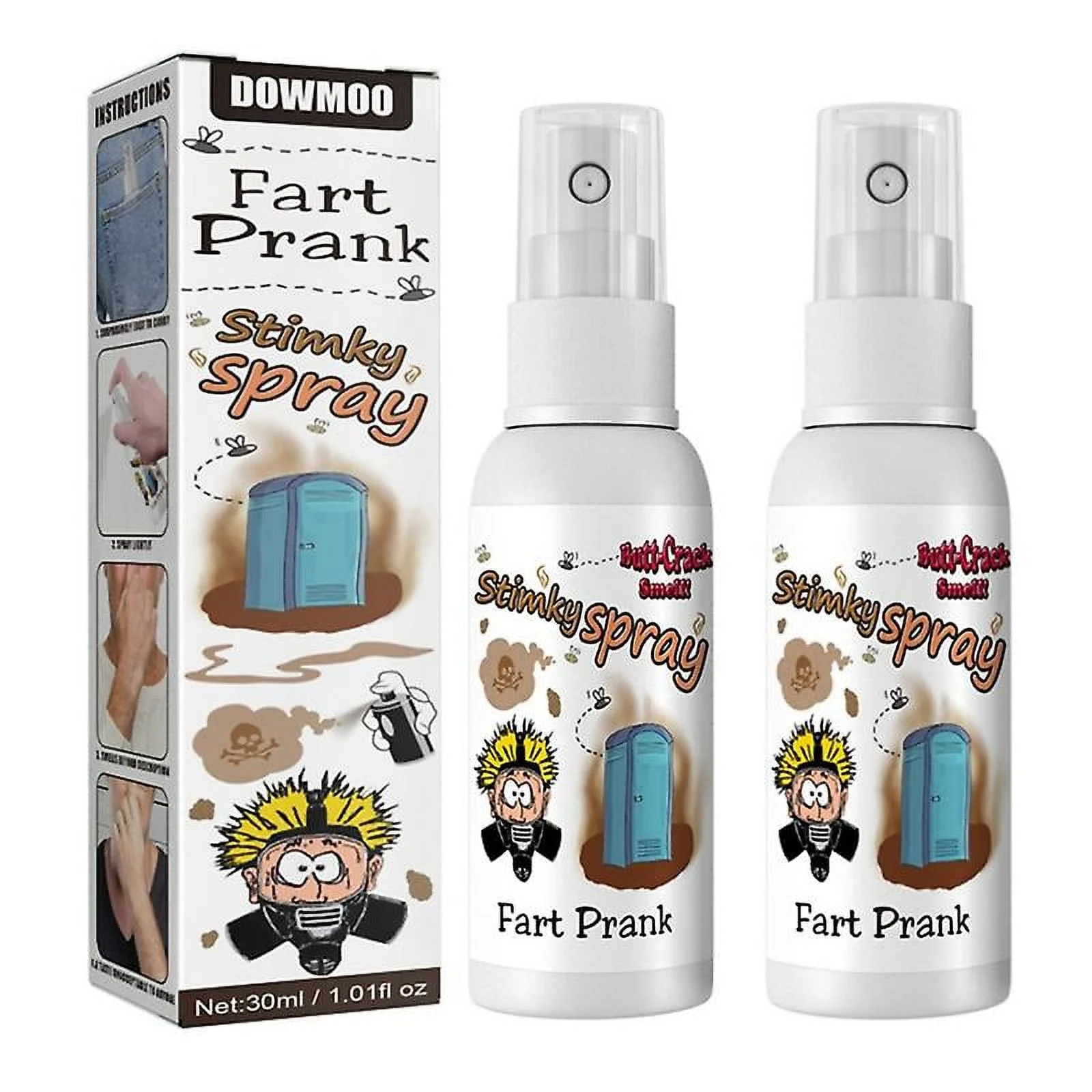 30ml Fart Spray Liquid Spray Stinky Ass Fart Spray And Smell From Hell Nasty Smelling Prank Spray Pranks For Adults Or Kids