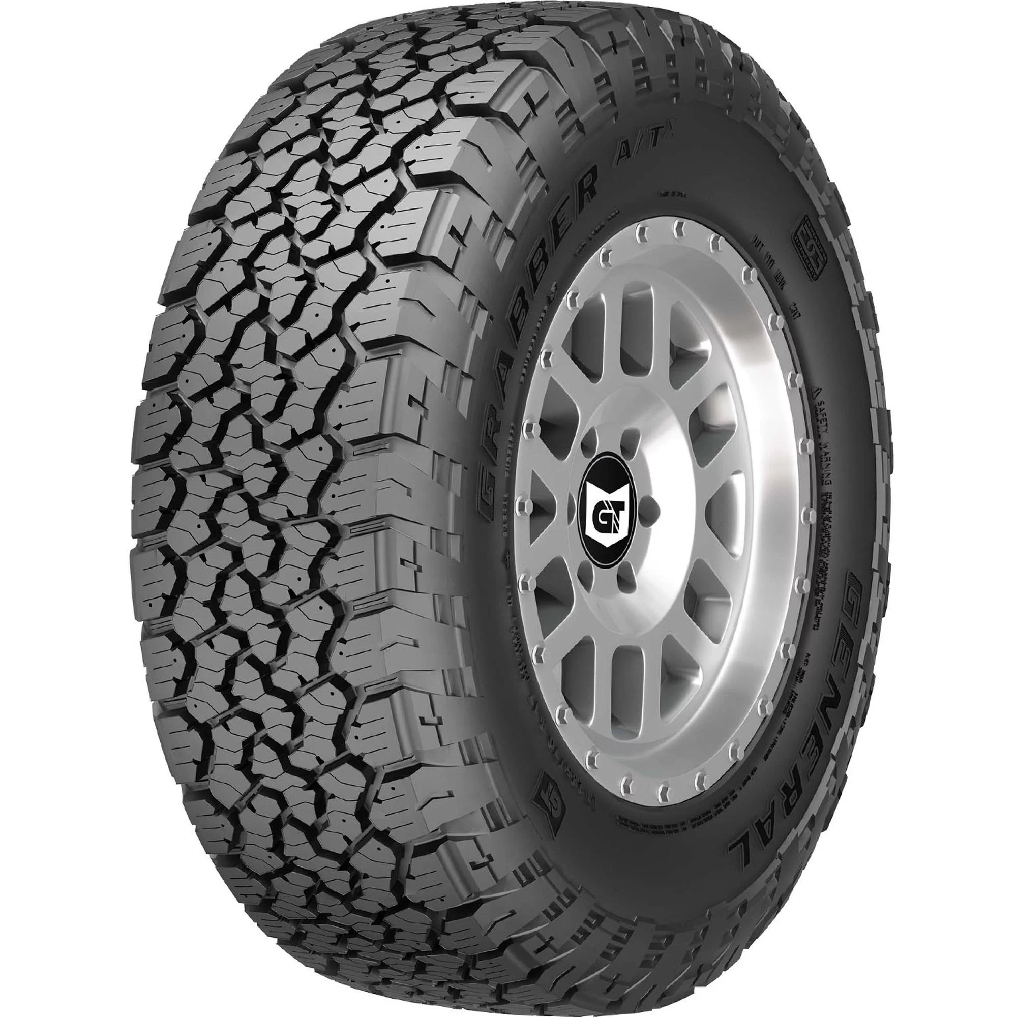Set of 4 General Grabber A/TX LT35X12.50R18 123R E Tires