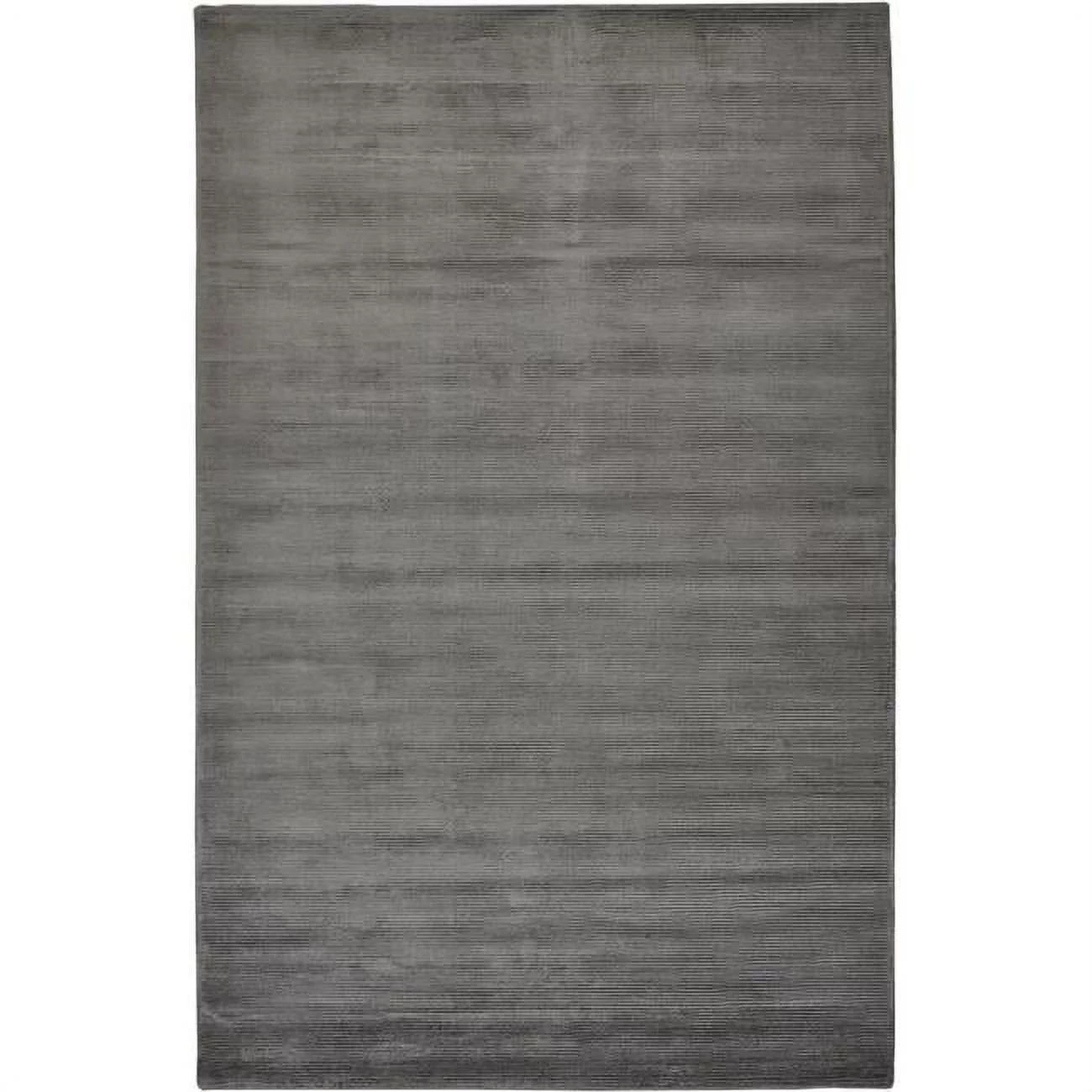 HomeRoots  4 x 6 ft. Gray & Black Hand Woven Rectangle Area Rug - Gray and Black - 4 x 6 ft.