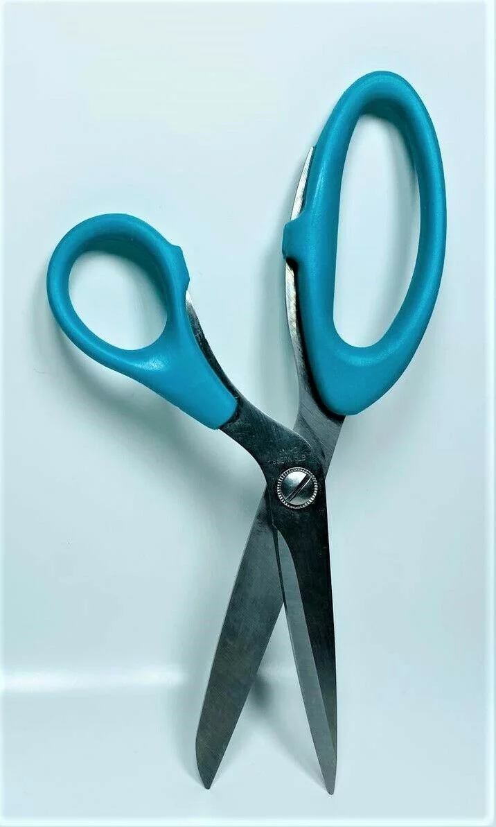Allary Ultra Sharp Premium Scissors 8.5 Inch Adjustable Tension Soft Handle TEAL