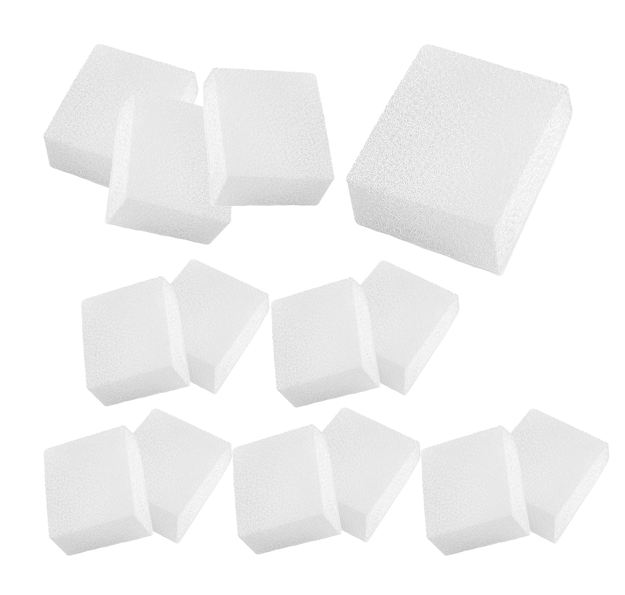 Delapan 24 Replacement Pre-Filter Sponges Fit for 67oz/2L Pet Cat Water Fountain Dog Water Bowl Dispenser