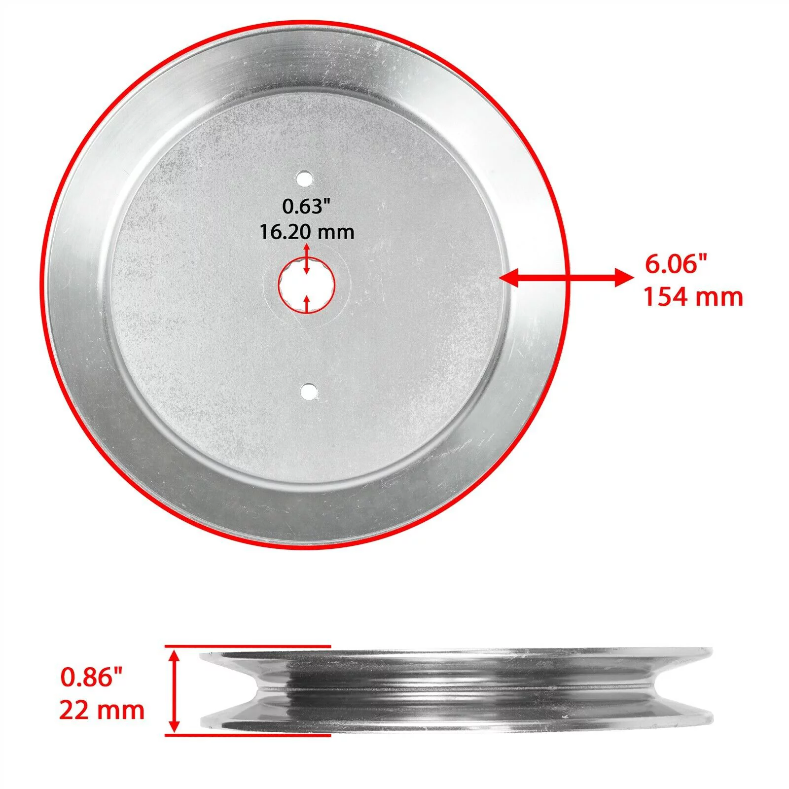Spindle w/Pulley fits Husqvarna EZ5224 EZ6124 MZT61 MZ61 MZ6125 MZ6128 539113300