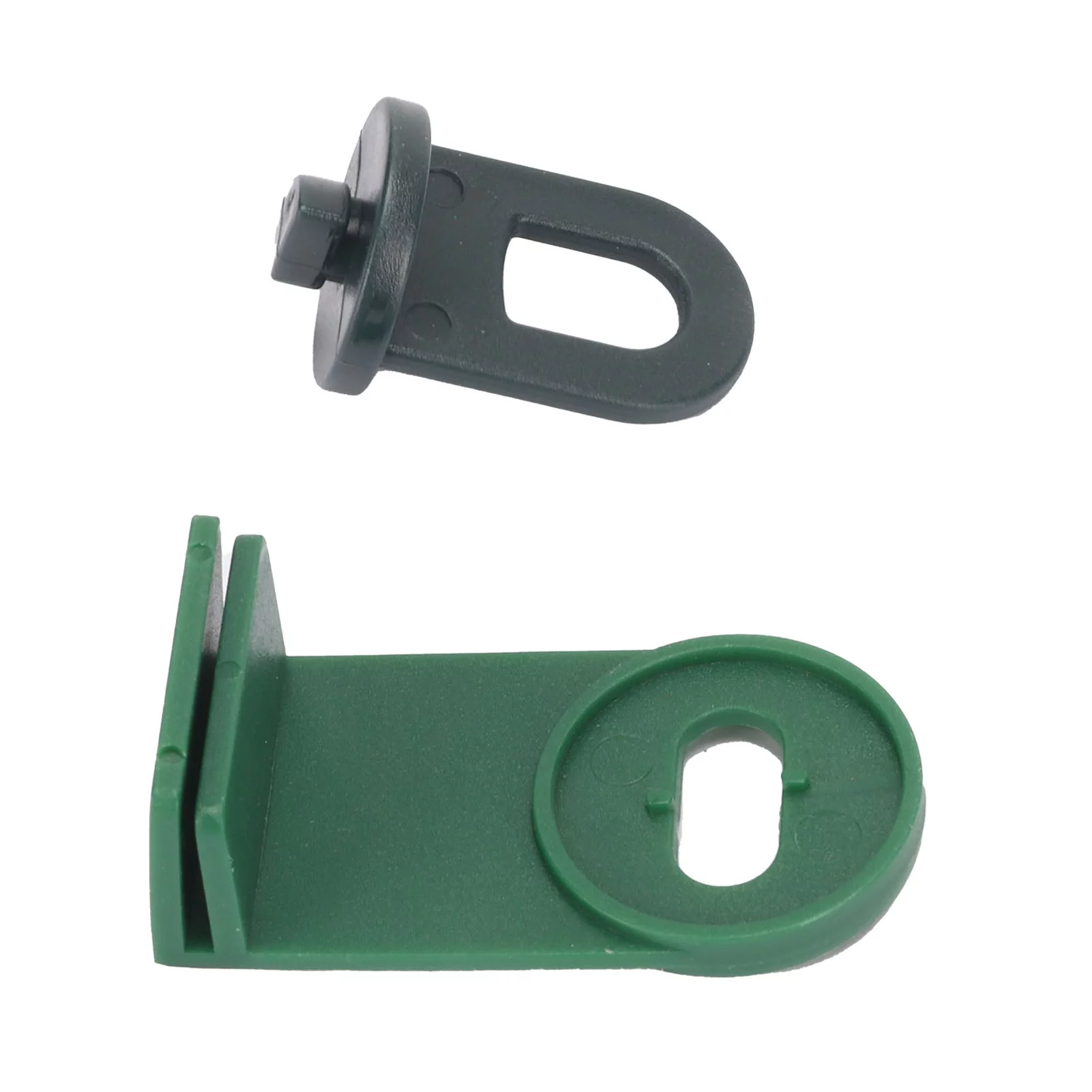 Qukaim Plastic Greenhouse Twist Clips, 50PCS Greenhouse Shading Fixing Clips with 50 Ring Buckle, Insulation Plant Hangers