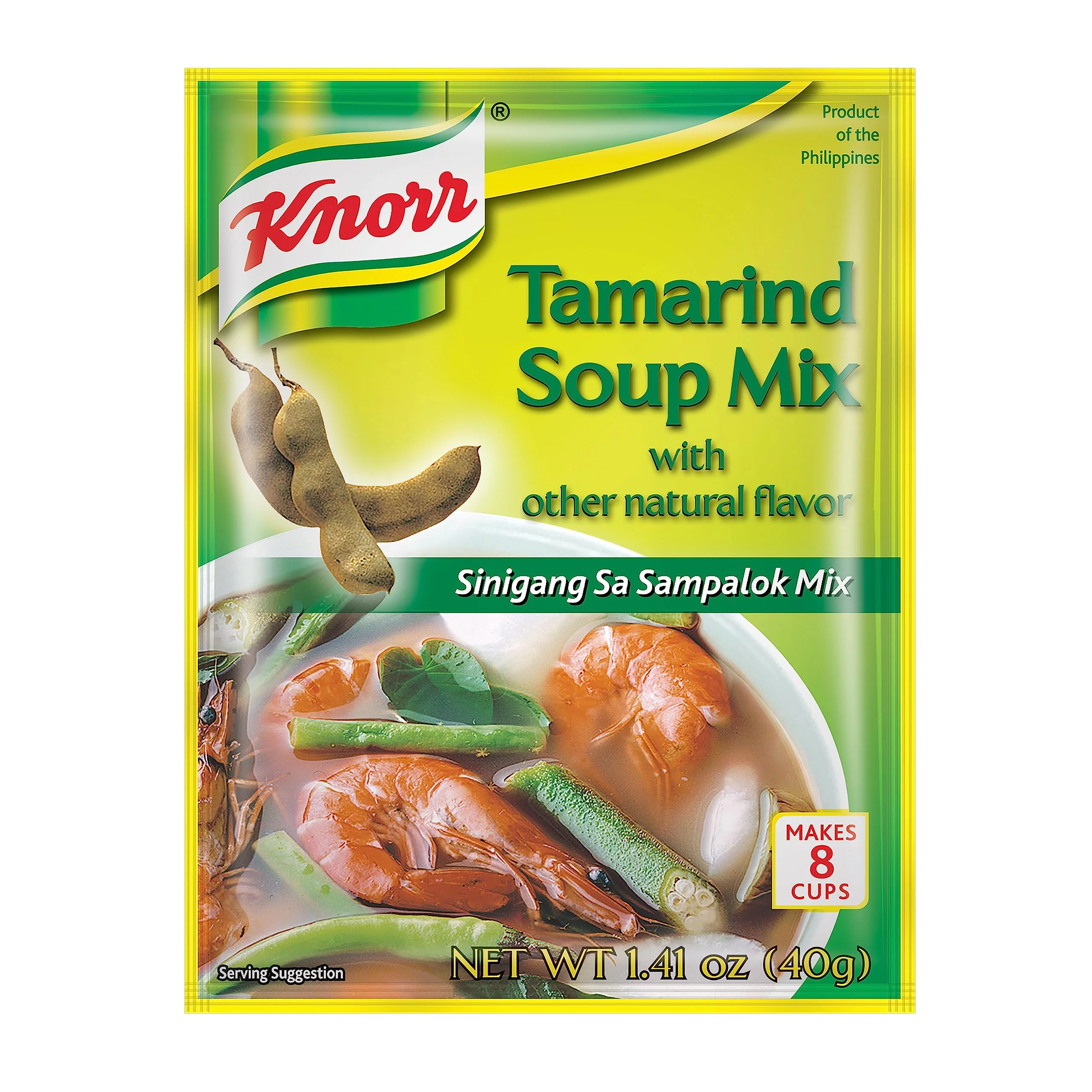 Knorr Tamarind Soup Mix (Sinigang Sa Sampalok Mix), 1.41Oz (40G) (Pack Of 1)