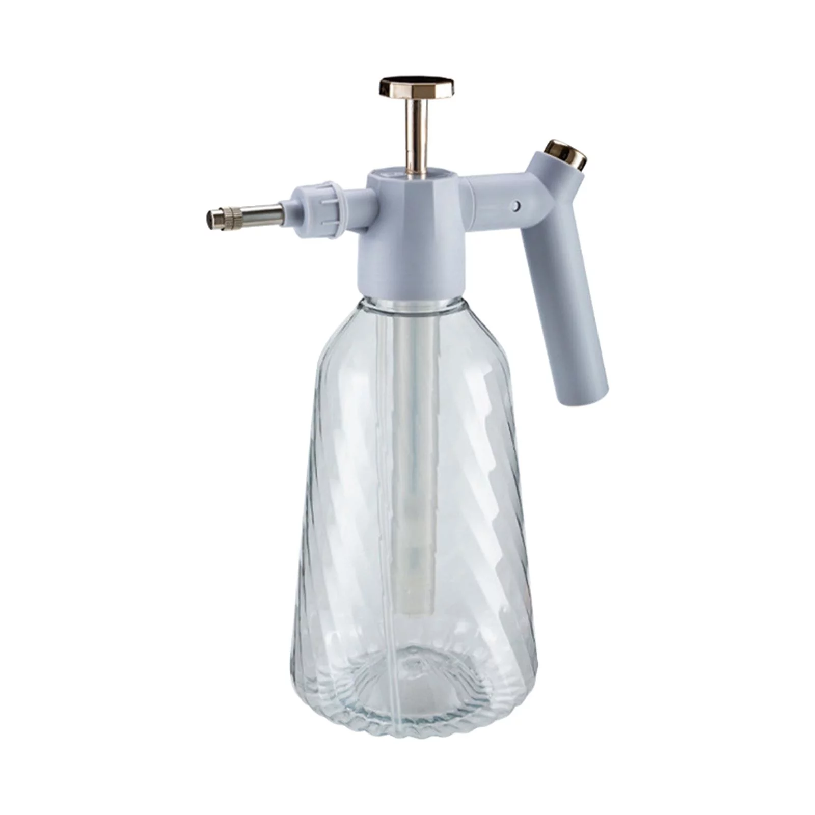 0.4 Gallon Hand Pump Pressure Water Sprayer for Lawn Car Detailing Gardening White
