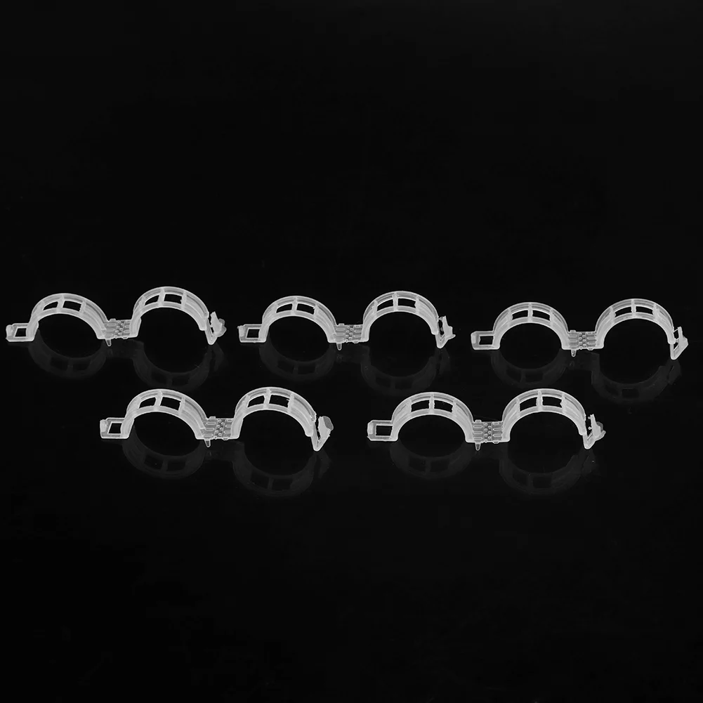 Dekaim Grafting Clips, 100Pcs Vegetable Fruit Tree Seedling Nursery Plastic Grafting Clips Plants Gardening Tools